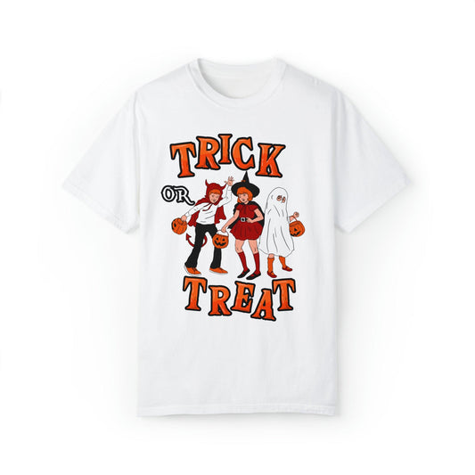 Cute Spooky Shirt Retro Halloween Tshirt Trick or Treat Shirt Vintage Shirt Halloween Shirt Halloween Gift Halloween T-shirt - Giftsmojo
