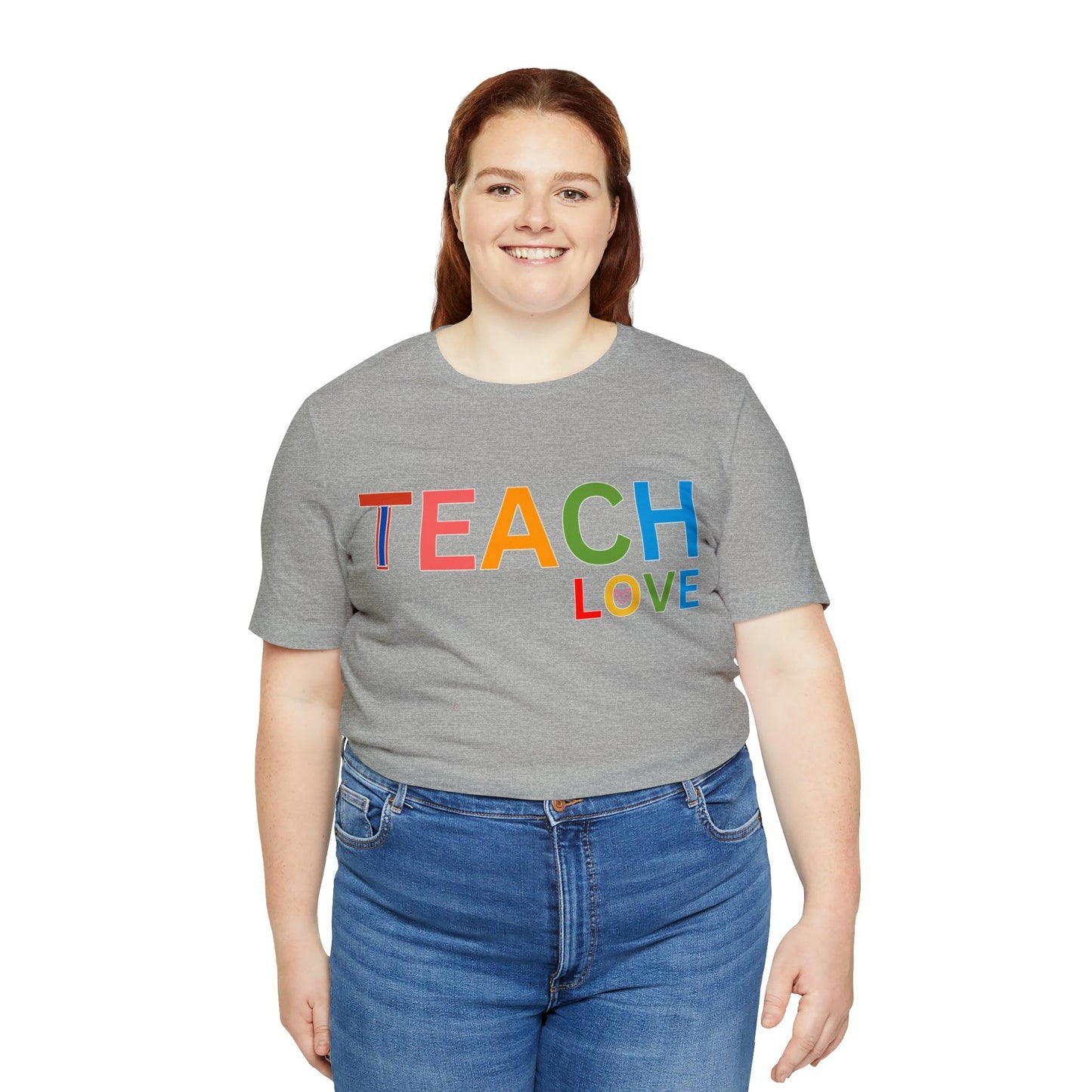 I Teach Love Shirt, Teacher Shirt, Teacher Appreciation Gift for Teachers - Giftsmojo