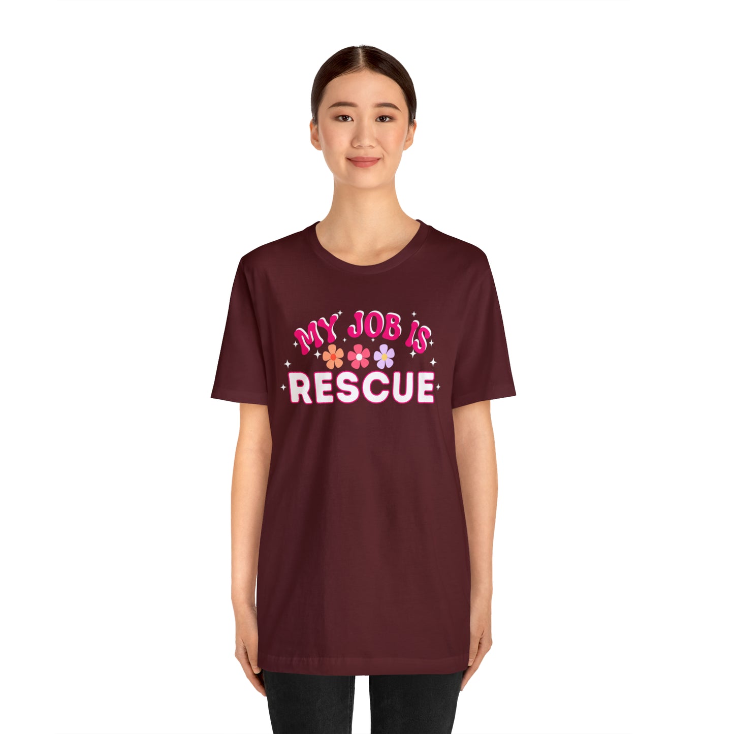 My Job is Rescue Shirt Firefighter Shirt Coast Guard Shirt Paramedic, Lifeguard,