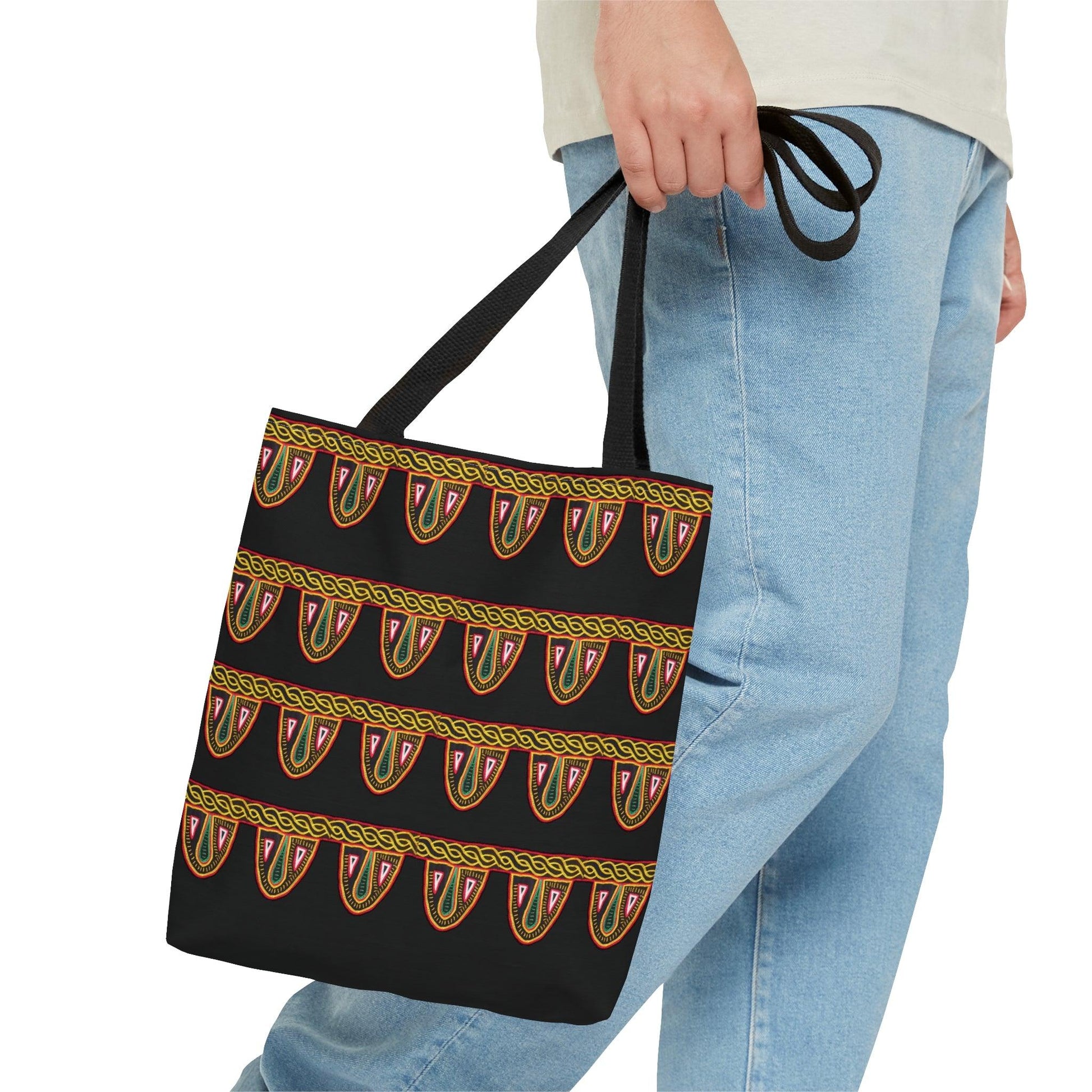 Bamenda Pattern Bag, Cameroon Pattern Tote Bag African Pattern Tote Bag Aesthetic Bag, Custom Tote Bag, All Over Print - Giftsmojo