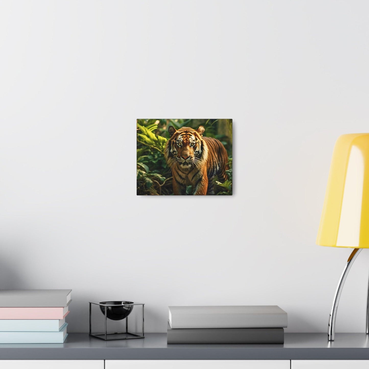 Tiger In Nature Art Canvas Gallery Wraps Tiger Print Large Canvas Art Animal Wall Art minimalist Wall Art Lover Gift - Giftsmojo