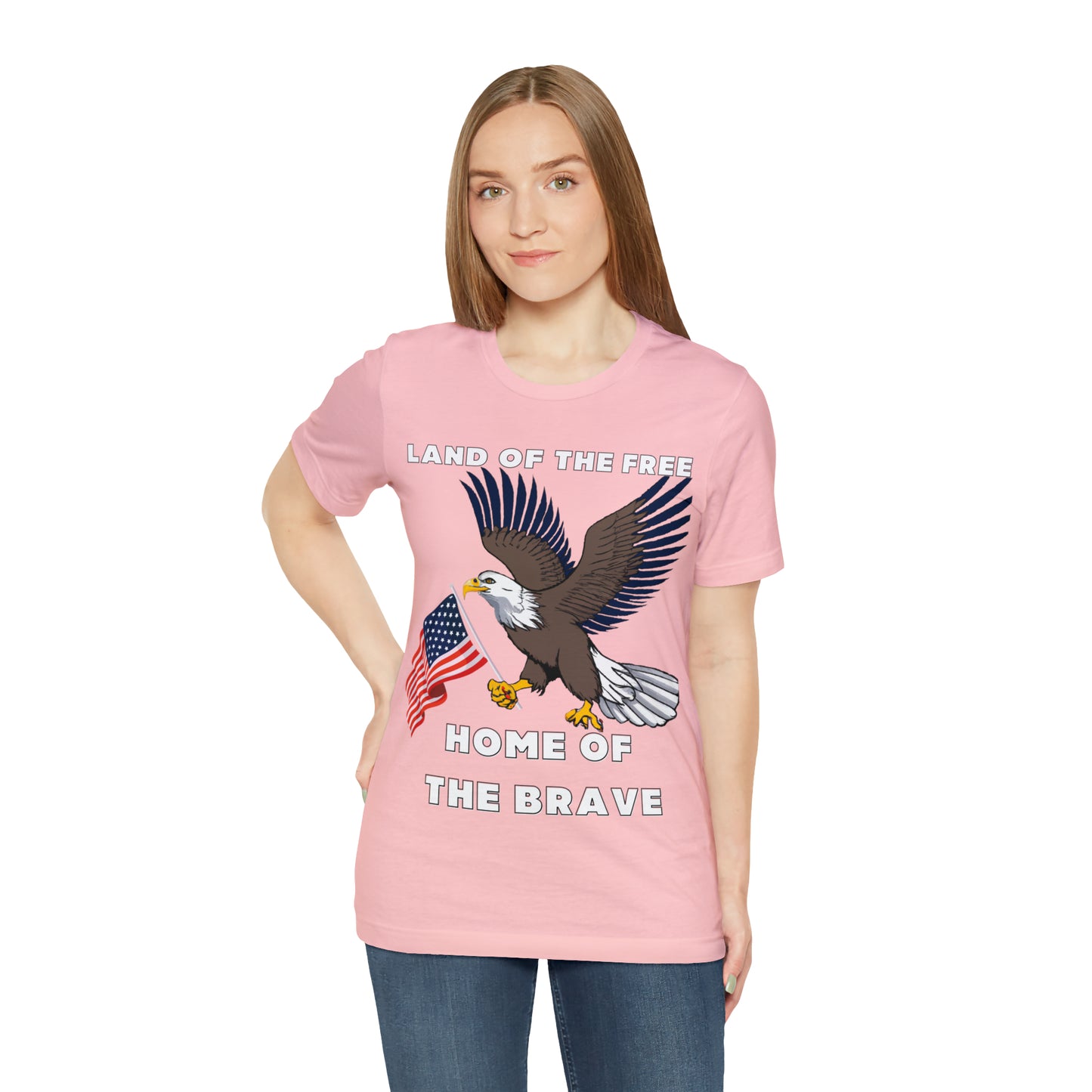 Celebrate Independence Day with Patriotic Shirts: Land of the free, Home of the Brave Shirt for Women and Men