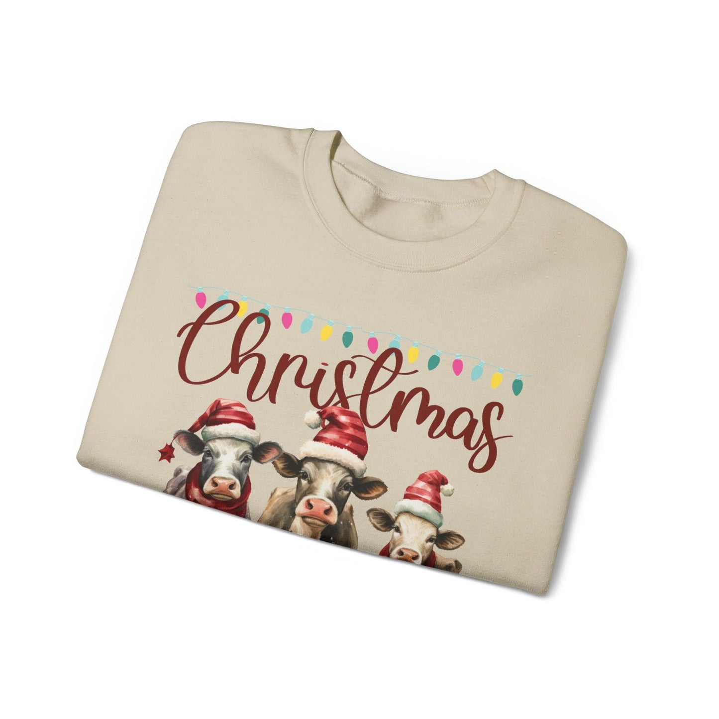 Farm Christmas Sweatshirt Christmas in The Barn Sweatshirt Christmas Farm Sweatshirt Christmas Sweater Trendy Christmas Shirt Farmers - Giftsmojo