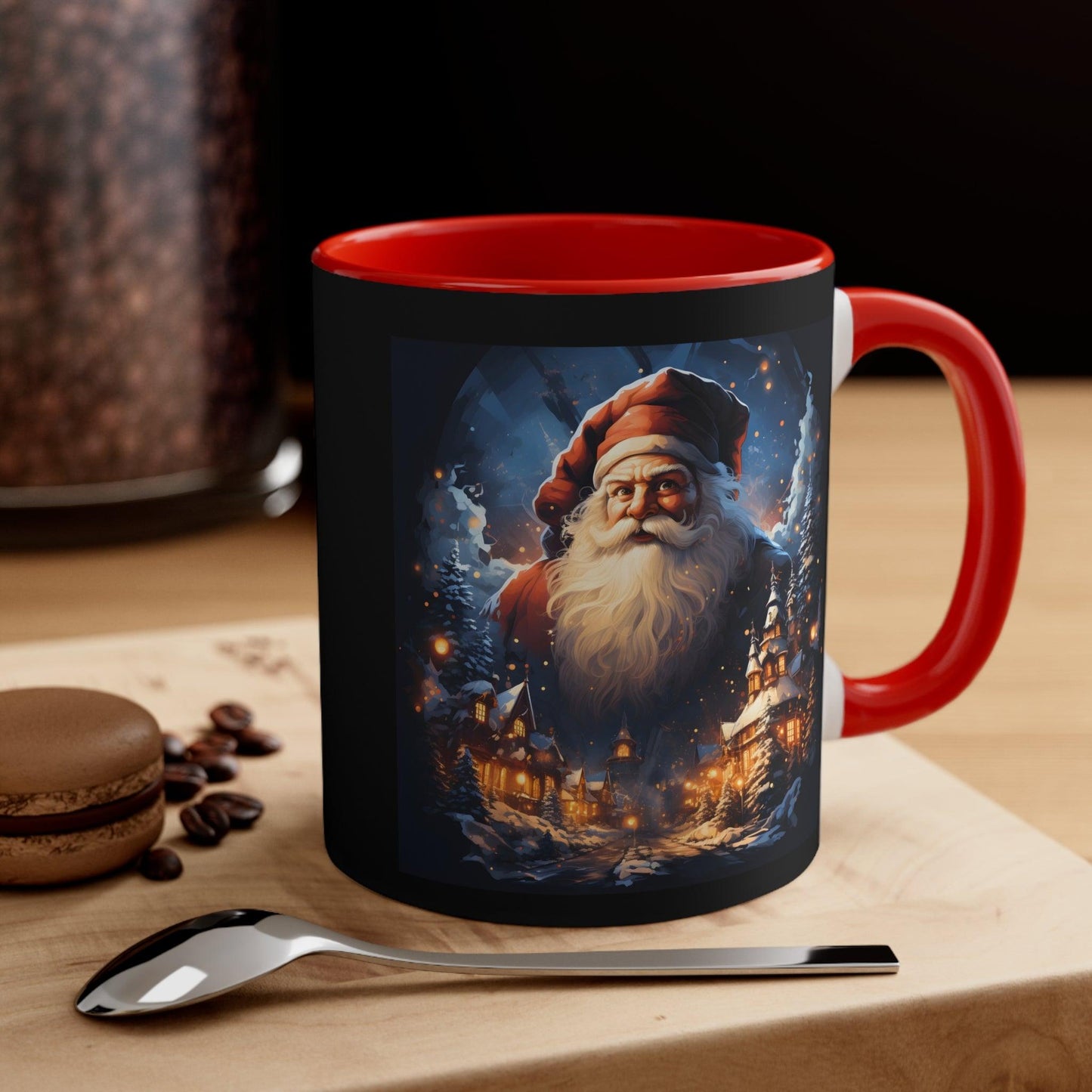 Santa Mug, Merry Christmas Coffee Mug, Christmas Coffee mug Hot Cocoa Mug 11oz Christmas Gift for Coffee lovers