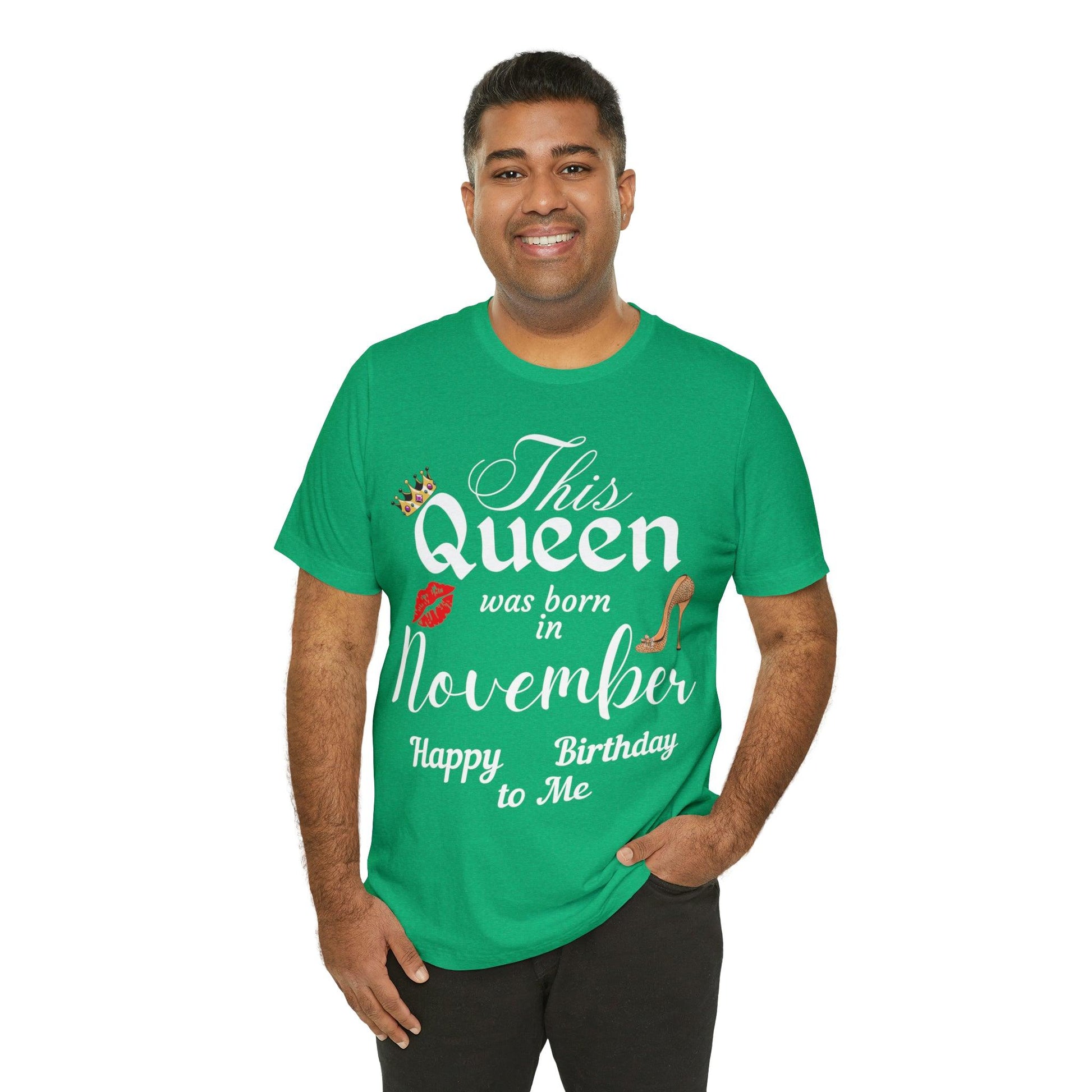 Birthday Queen Shirt, Gift for Birthday, This Queen was born in November Shirt, Funny Queen Shirt, Funny Birthday Shirt, Birthday Gift - Giftsmojo