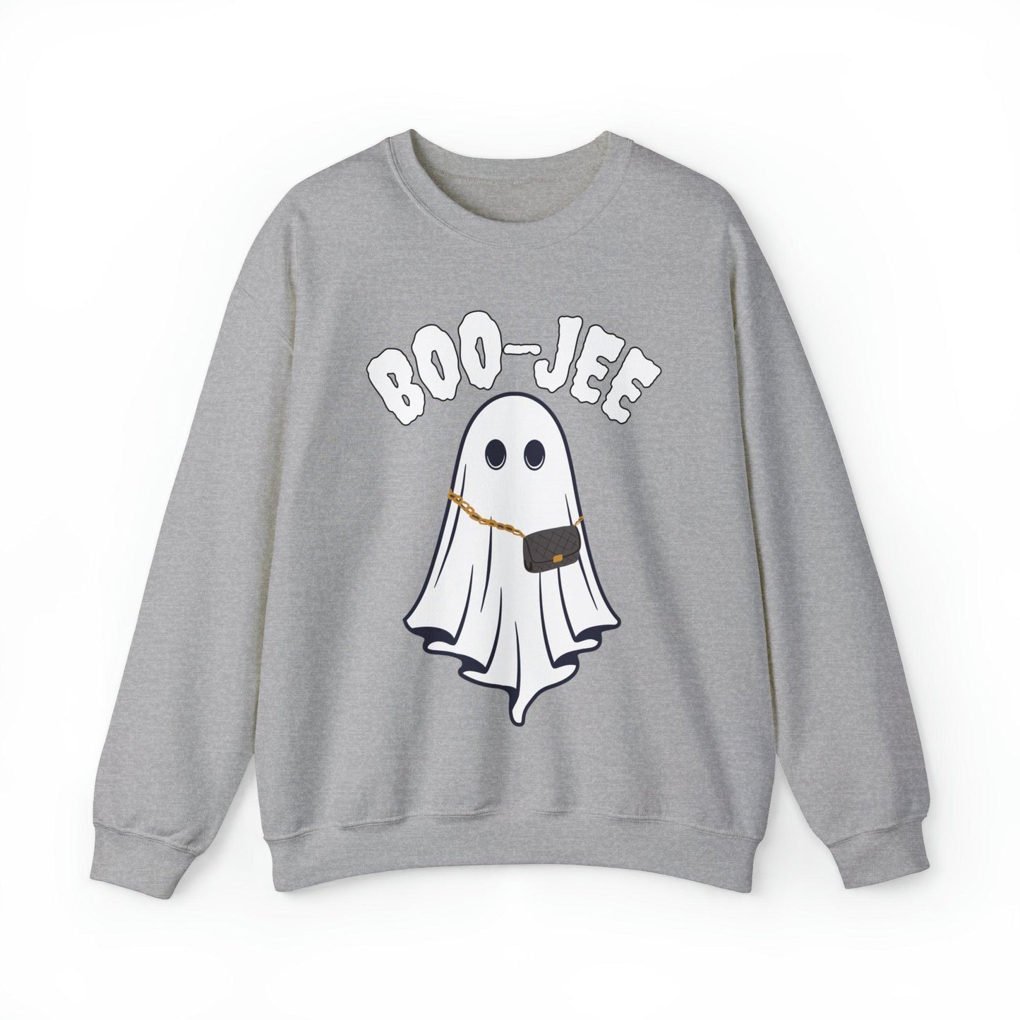 Boo-Jee Sweatshirt, Boo Halloween Sweatshirt, Spooky Ghost Sweatshirt, Boo Jee Shirt, Halloween Ghost Sweatshirt, Halloween Boo Shirt - Giftsmojo