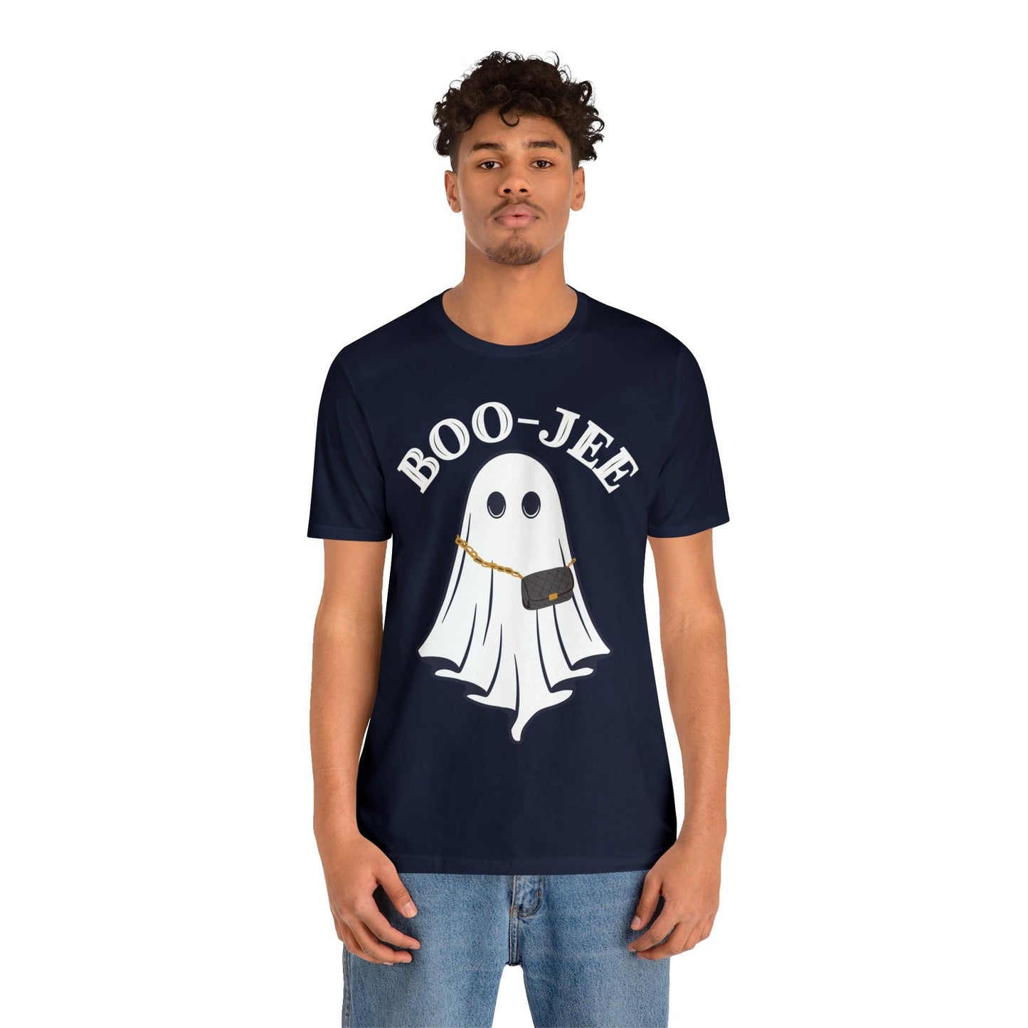 Cute Boo-Jee Ghost Halloween Shirt Vintage Ghost Halloween Costume Scary Halloween Tshirt, Vintage Shirt Boujee Halloween Tee - Giftsmojo