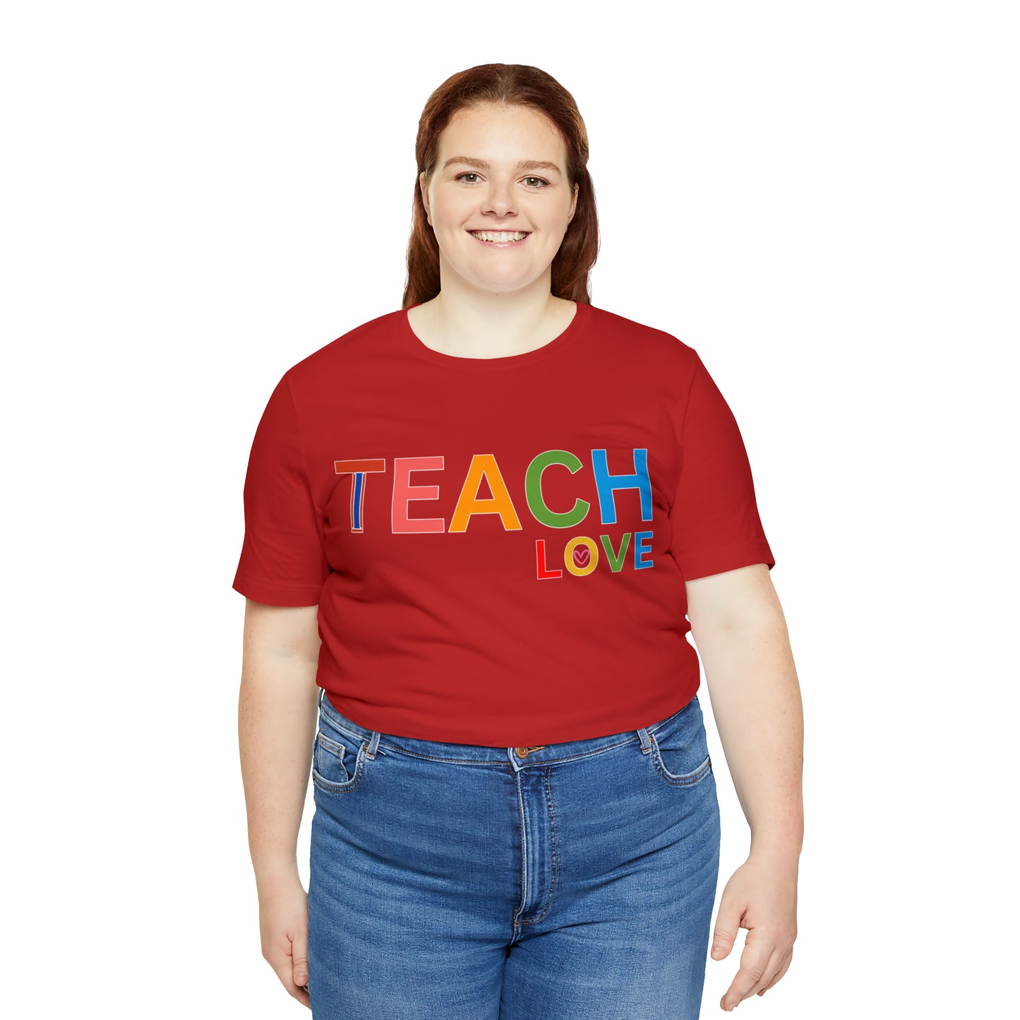 I Teach Love Shirt, Teacher Shirt, Teacher Appreciation Gift for Teachers