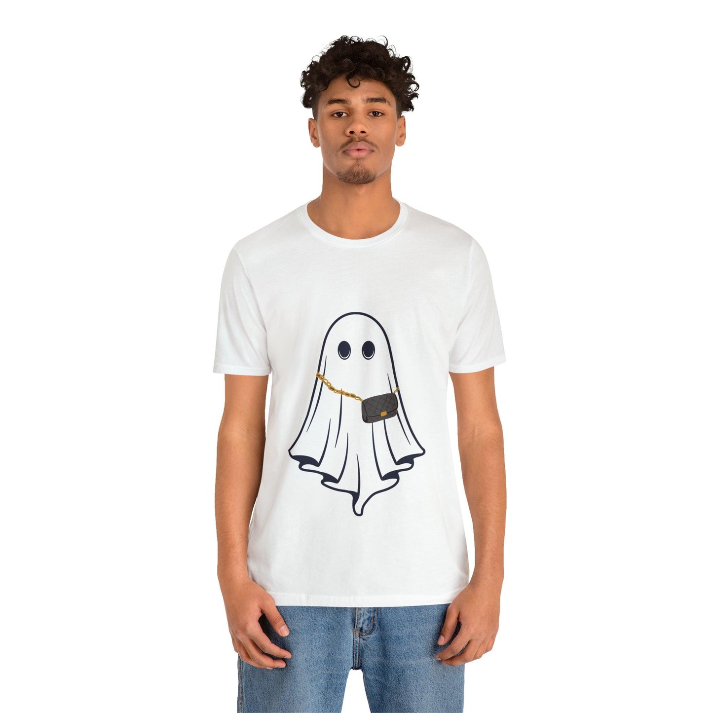 Cute Boo-Jee Ghost Halloween Shirt Vintage Ghost Halloween Costume Scary Halloween Tshirt, Vintage Shirt Boujee Halloween Tee - Giftsmojo