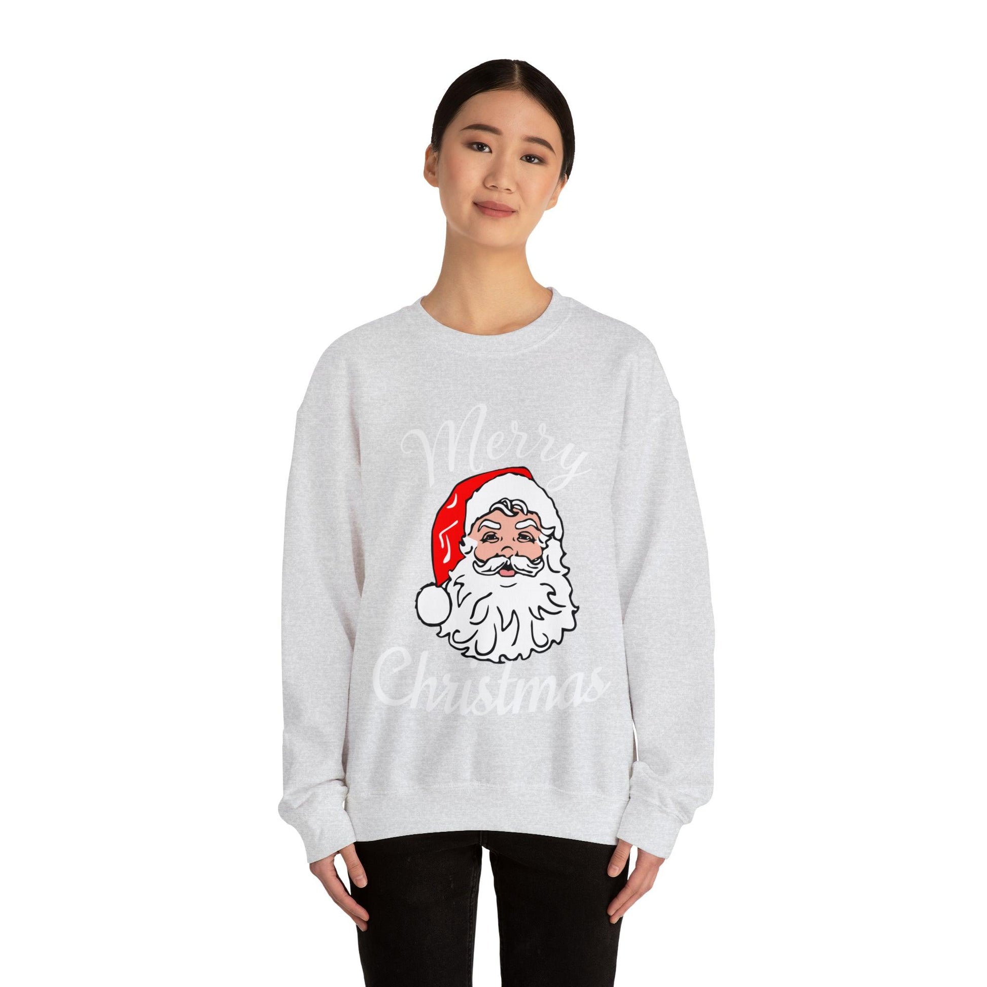 Santa, Merry Christmas Sweatshirt Santa Sweatshirt Christmas Shirt Christmas Gift for Him or Her - Giftsmojo