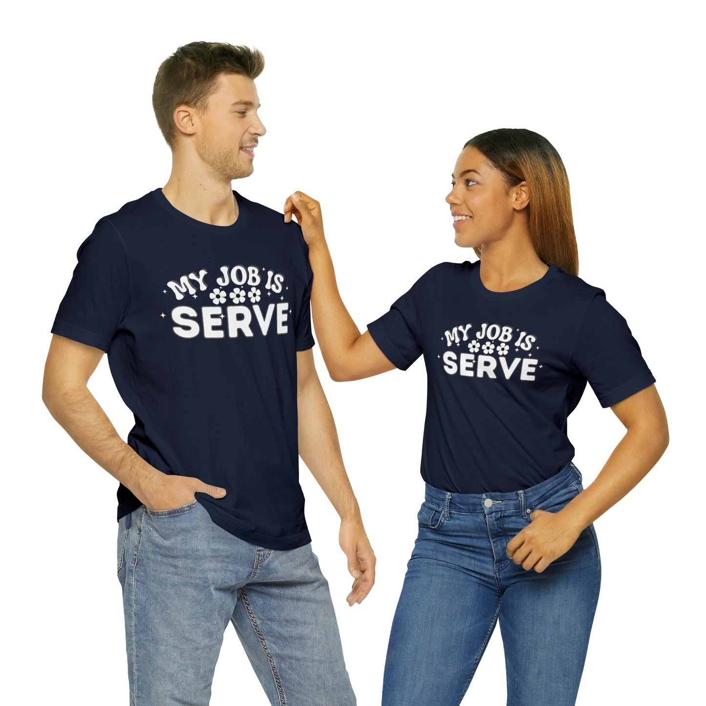 My Job is Serve Shirt Military Shirt Customer Service Shirt Waiter/Waitress Public Servant, Hotel Concierge, Caterer, Flight Attendant, Bartender Barista