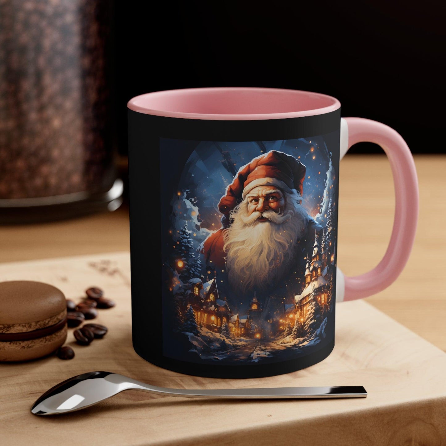 Santa Mug, Merry Christmas Coffee Mug, Christmas Coffee mug Hot Cocoa Mug 11oz Christmas Gift for Coffee lovers