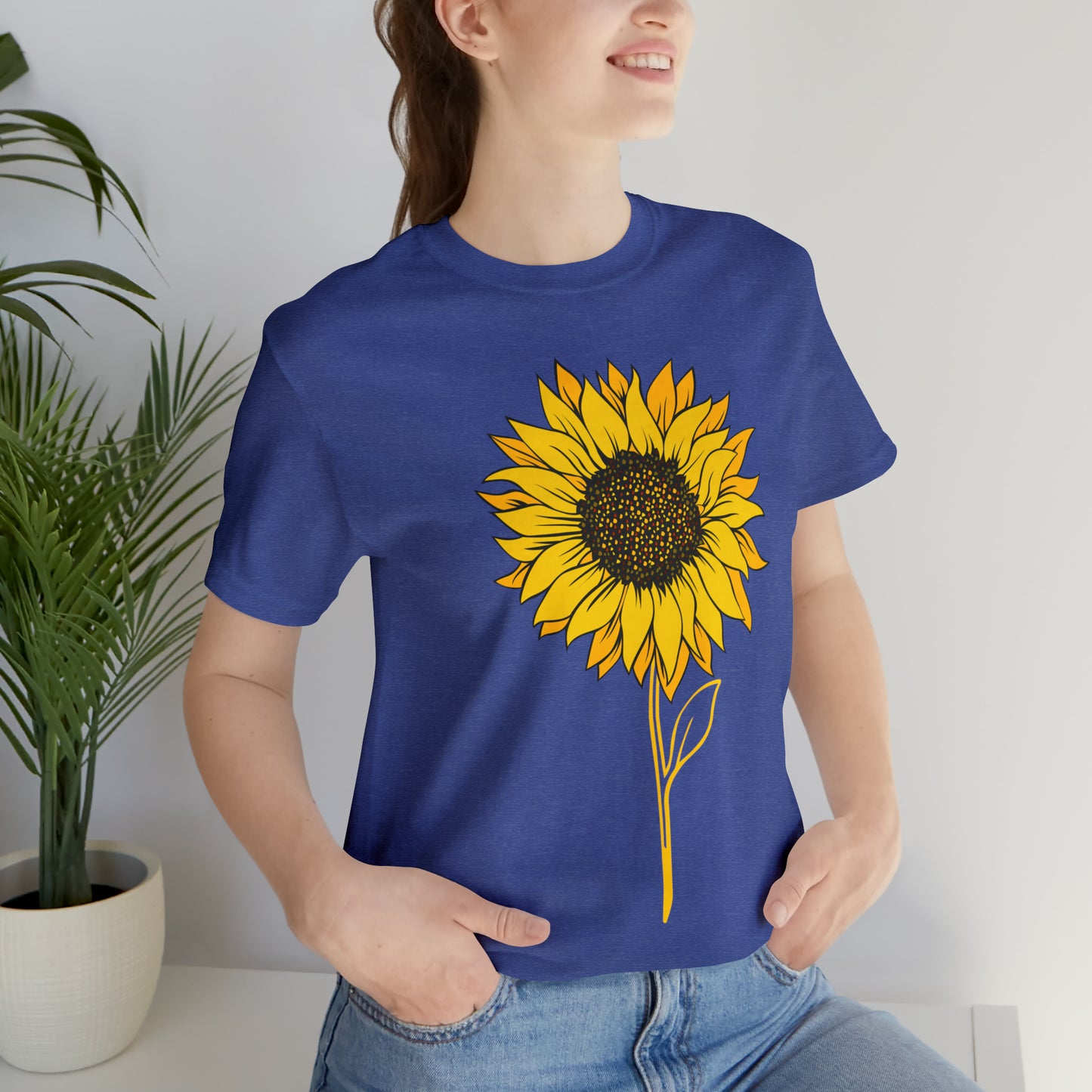 Sunflower Shirt, Floral Tee Shirt, Flower Shirt, Garden Shirt, Womens Fall Summer Shirt Sunshine Tee, Gift for Gardener, Nature love T shirt