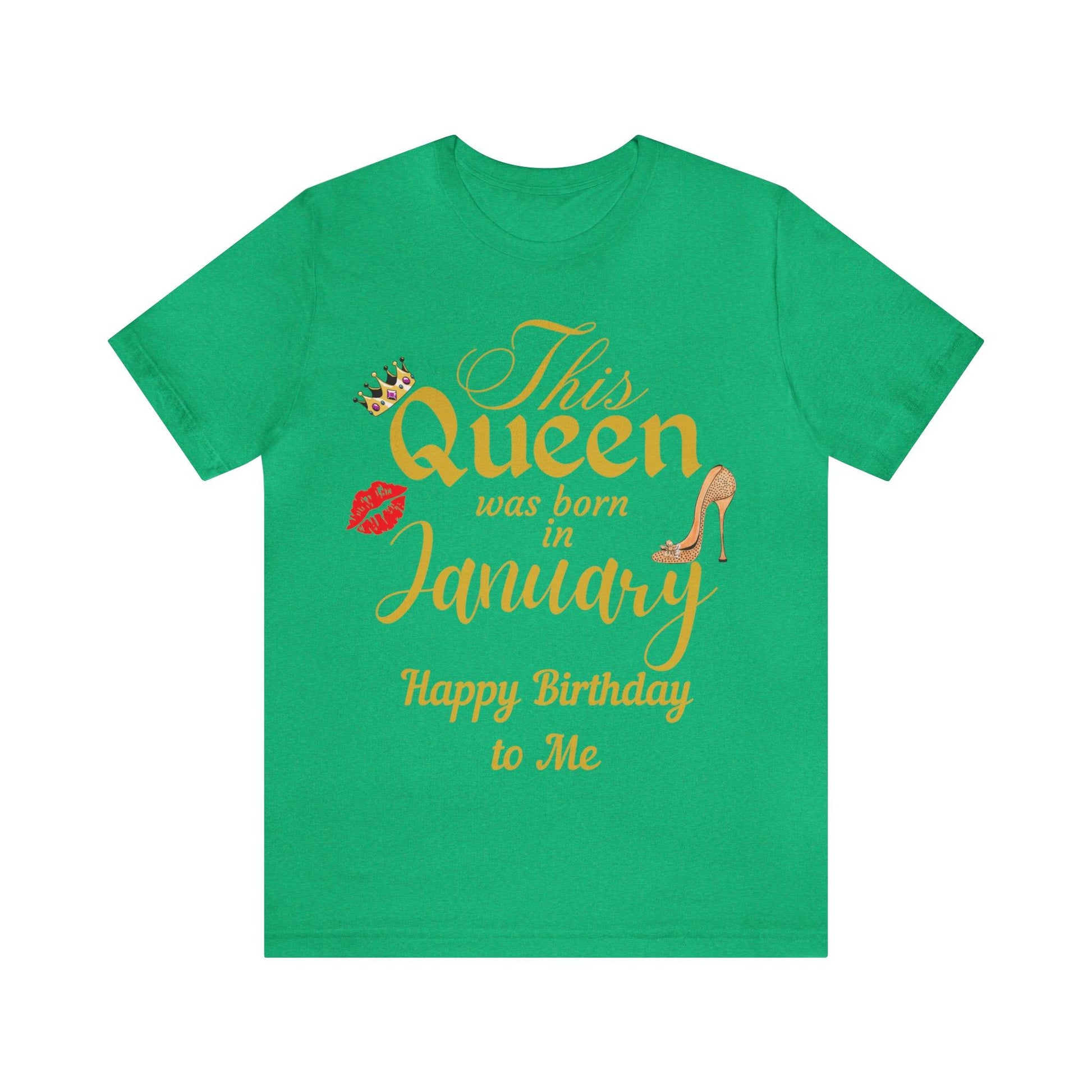 Birthday Queen Shirt, Gift for Birthday, This Queen was born in January Shirt, Funny Queen Shirt, Funny Birthday Shirt, Birthday Gift - Giftsmojo