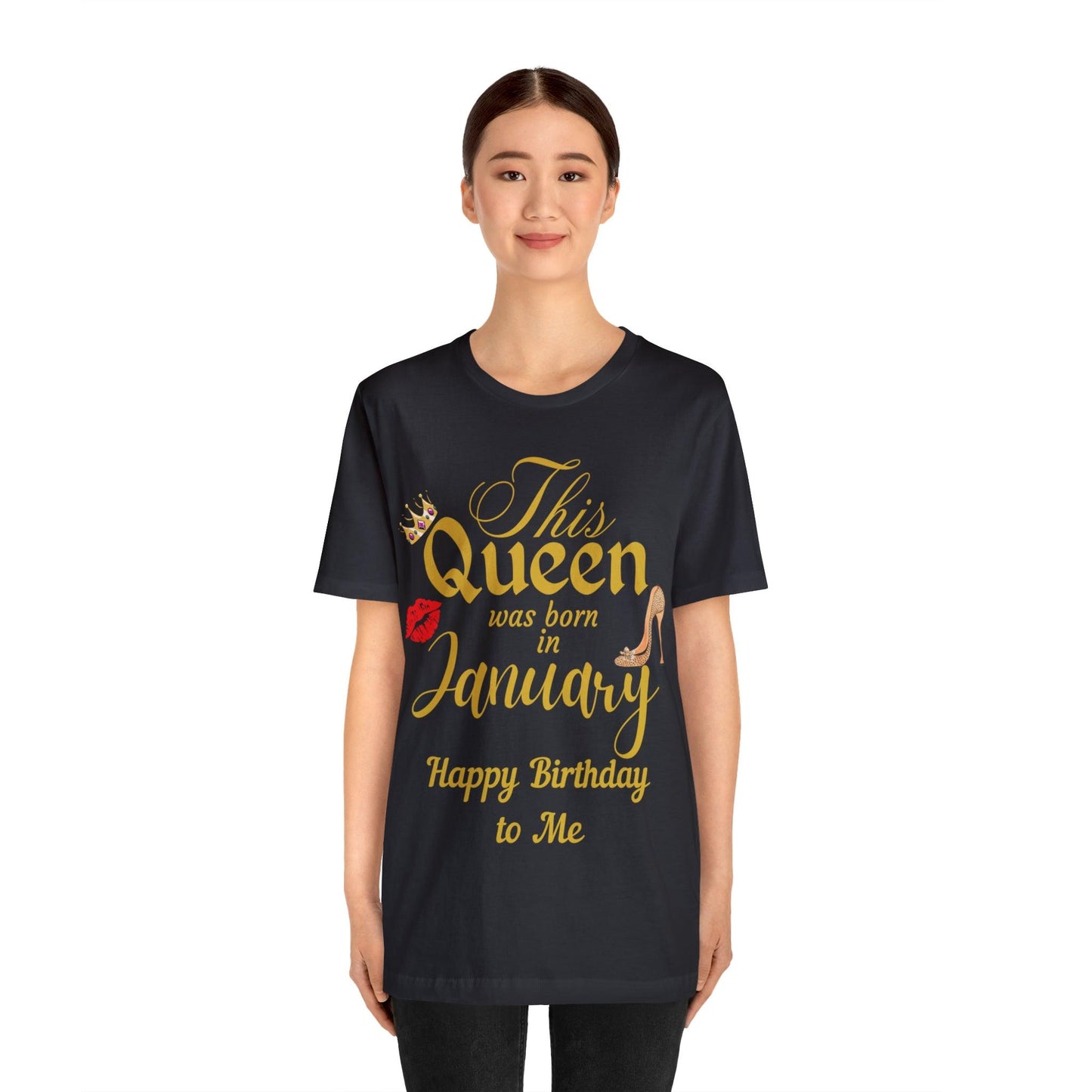 Birthday Queen Shirt, Gift for Birthday, This Queen was born in January Shirt, Funny Queen Shirt, Funny Birthday Shirt, Birthday Gift - Giftsmojo