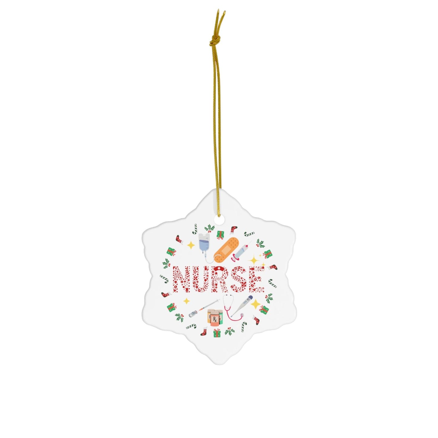 Nurse Christmas Ornament Nurse Ornament Nurse Christmas Tree Ornament Nurse Care Ornament Nurses Ornament Occupation Job - Giftsmojo