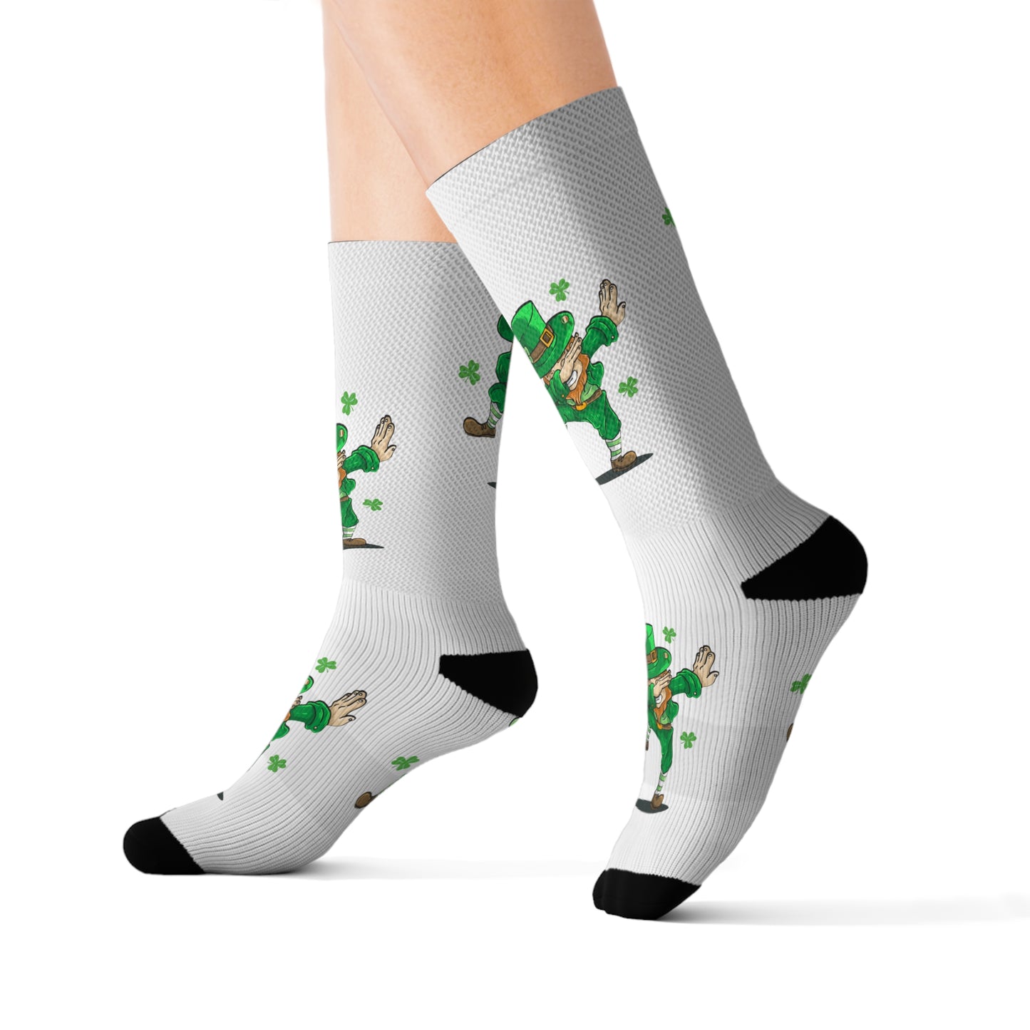 St. Patrick's Day Socks Sublimation Socks Saint Paddy Sock