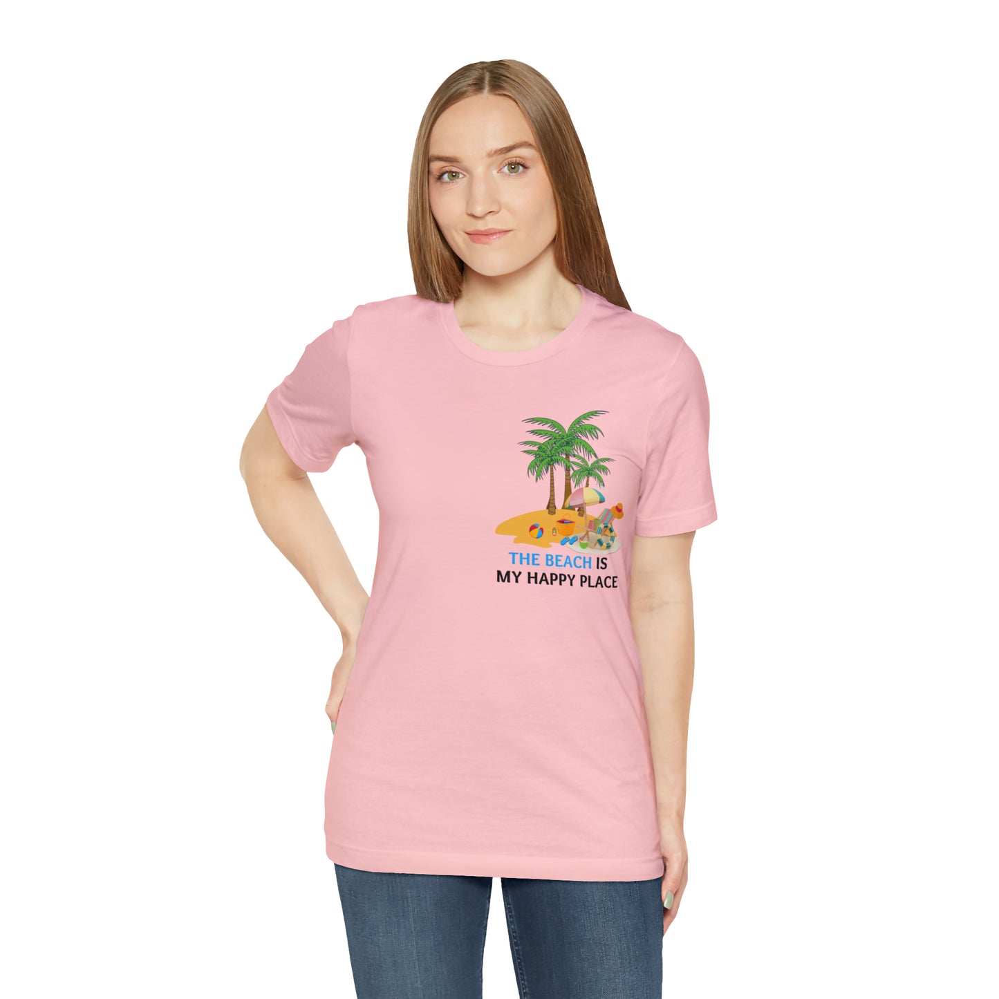 Beach shirt, The Beach is My Happy Place shirt, Beach t-shirt, Summer shirt