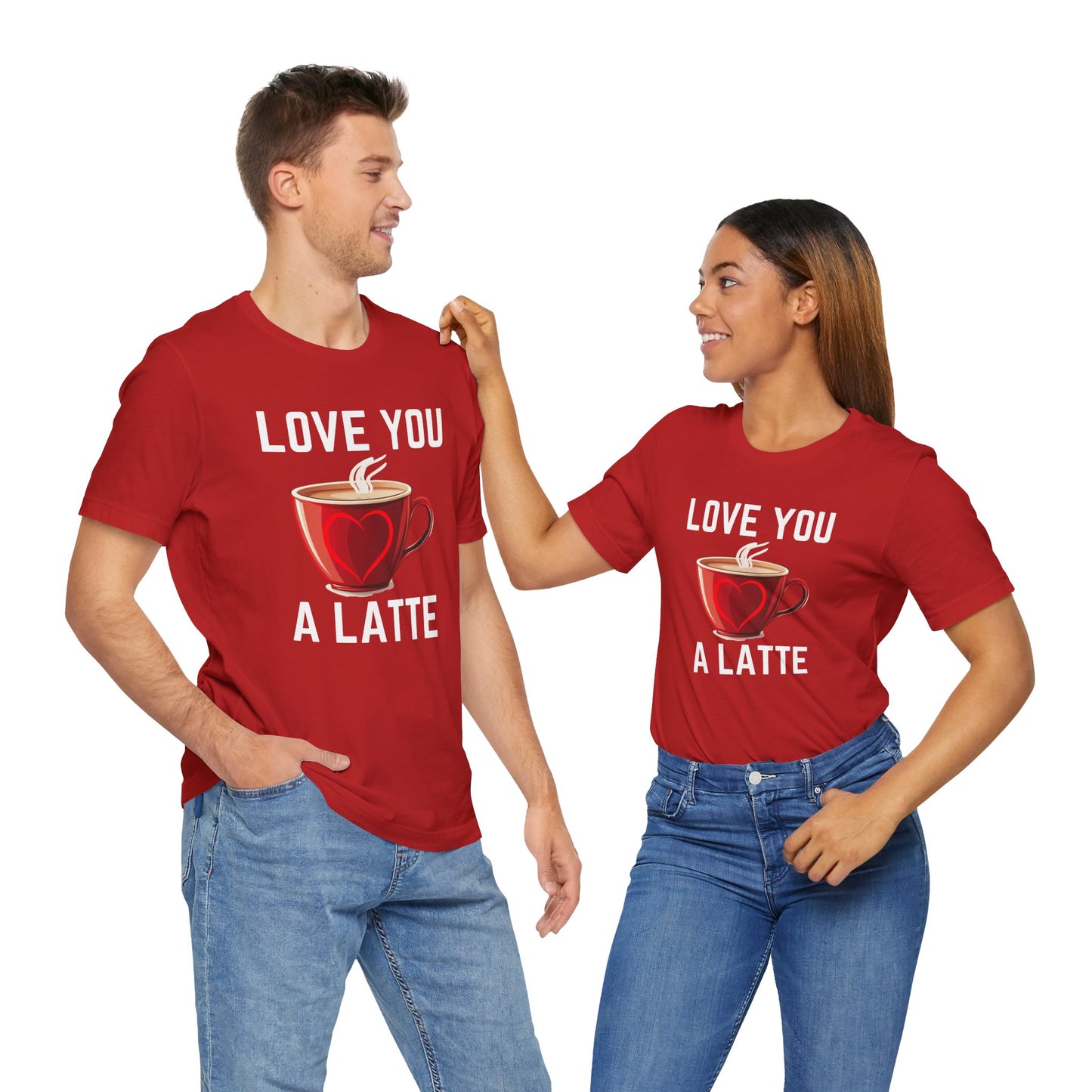 Coffee Lover Unisex Tee - Love You A Latte