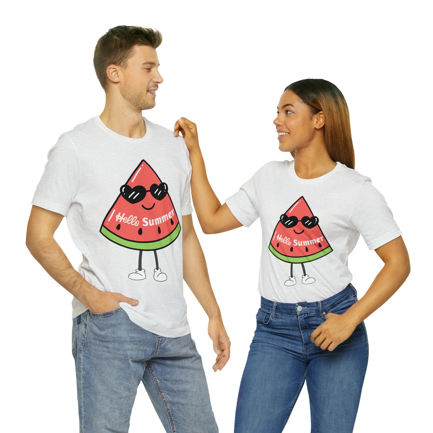 Funny Hello Summer Shirt, Summer shirts for women and men, Summer Casual Top Tee