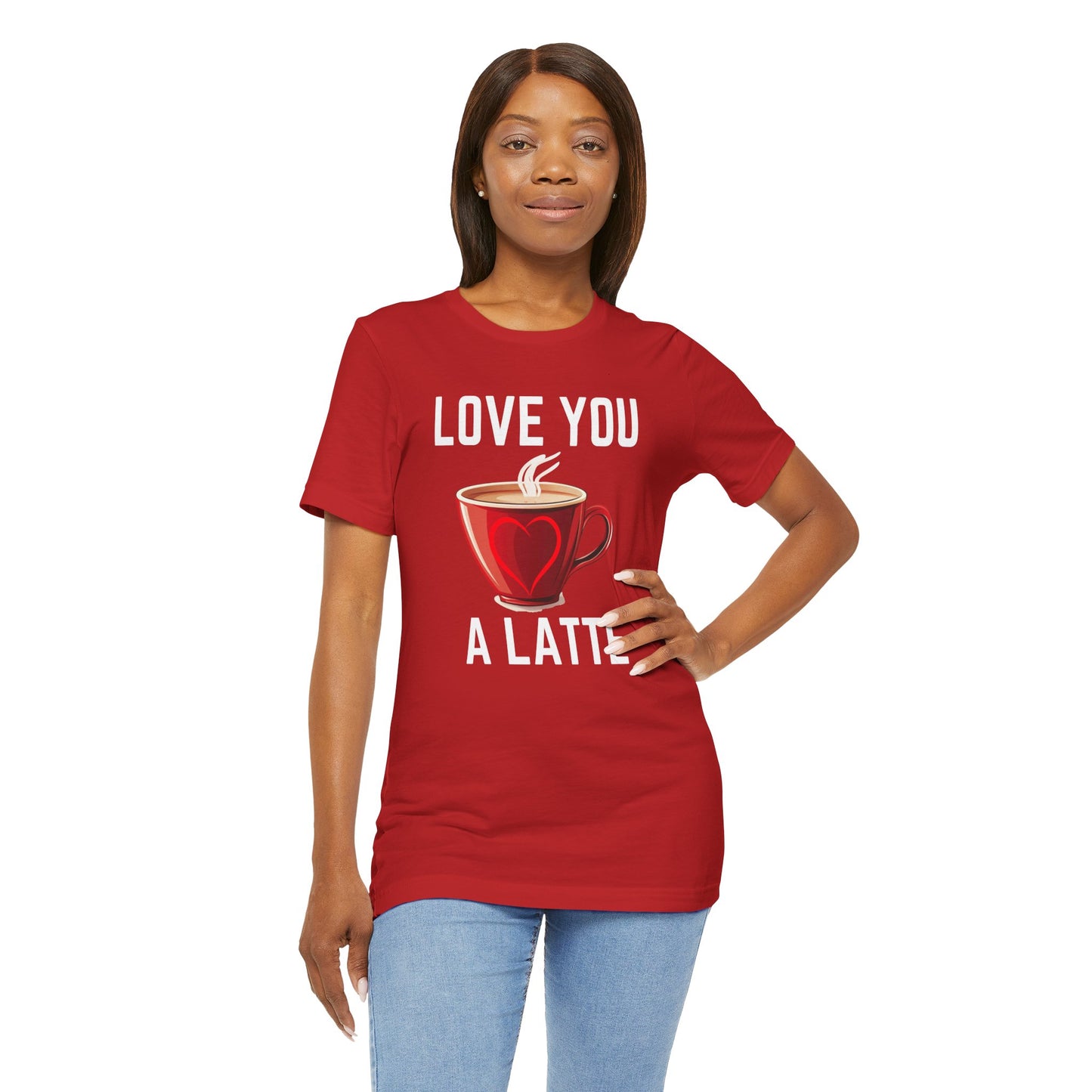 Coffee Lover Unisex Tee - Love You A Latte