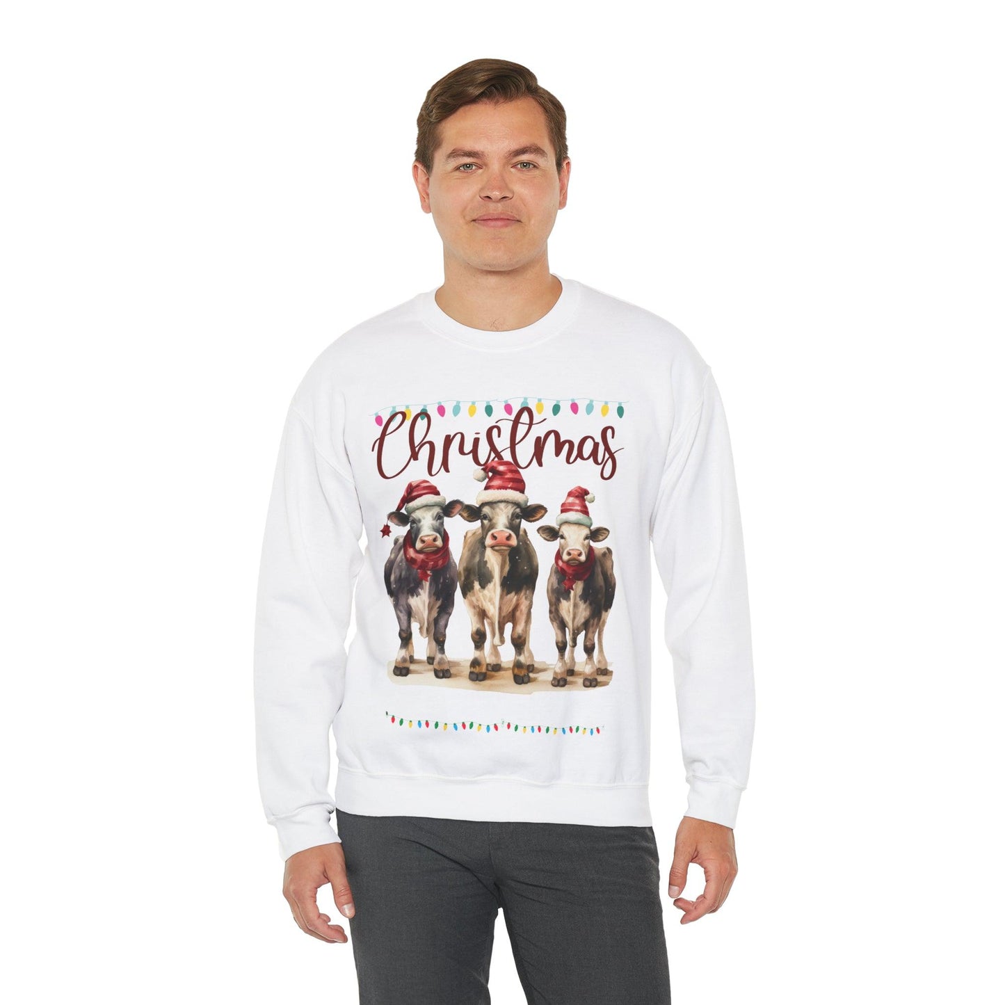 Farm Christmas Sweatshirt Christmas in The Barn Sweatshirt Christmas Farm Sweatshirt Christmas Sweater Trendy Christmas Shirt Farmers - Giftsmojo