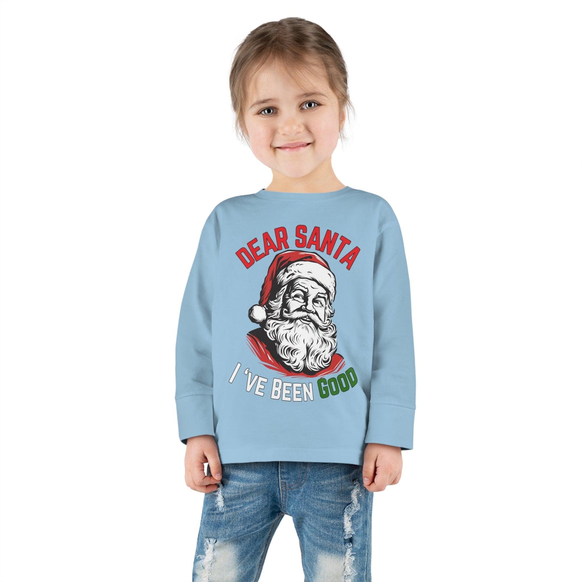 Santa I Have Been Good Christmas Shirt for Kids Christmas Outfit for Kids - Giftsmojo