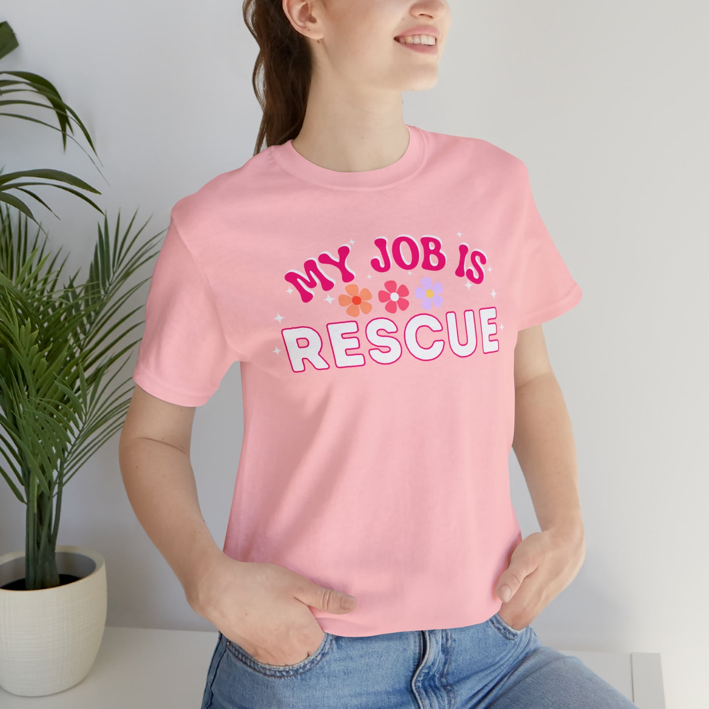 My Job is Rescue Shirt Firefighter Shirt Coast Guard Shirt Paramedic, Lifeguard,