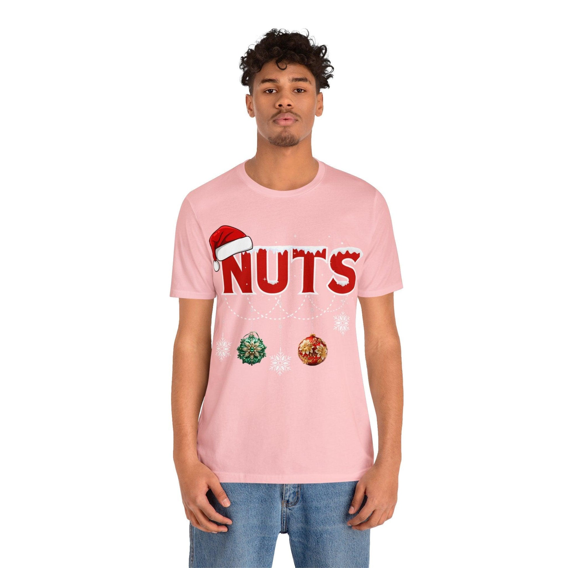 Funny Christmas Matching Shirts Chest Nuts Couples Matching Shirts - Giftsmojo