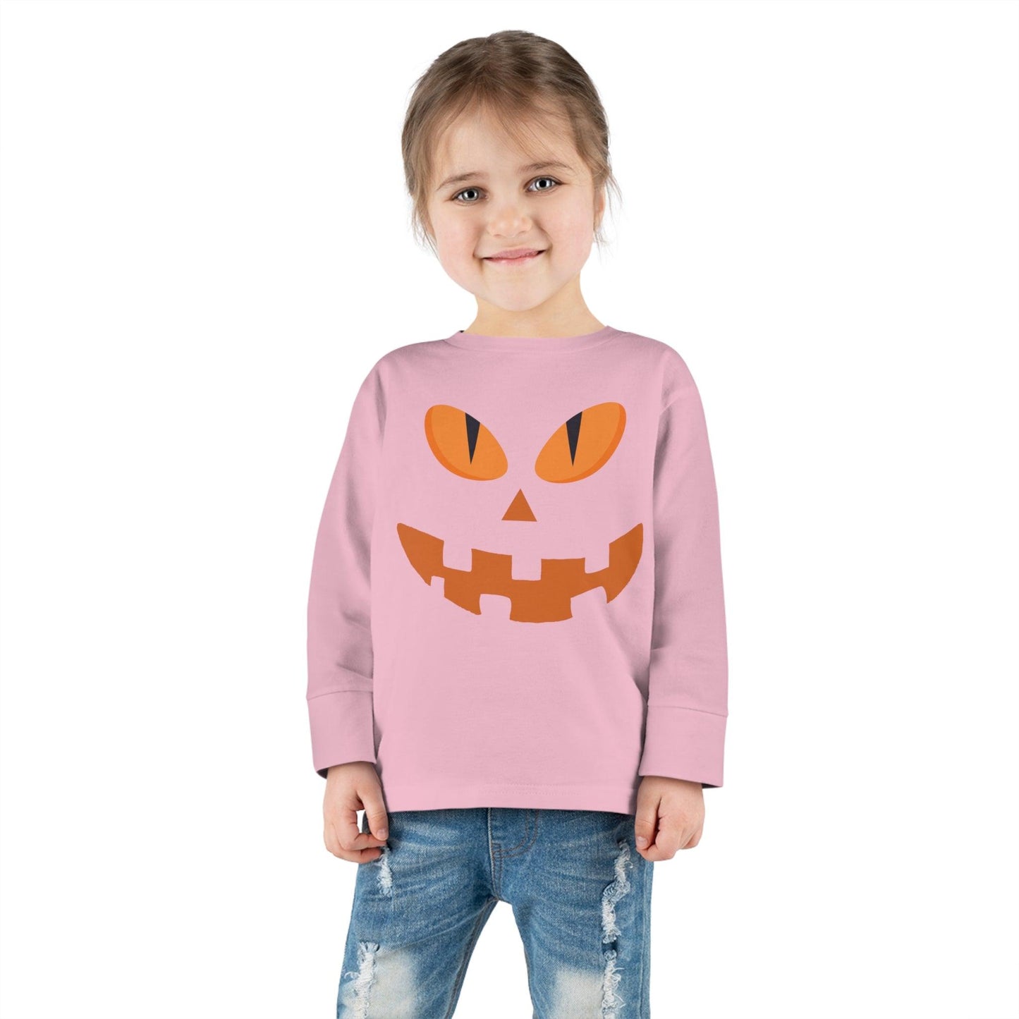 Kids Jack O Lantern Shirt Kids Halloween Pumpkin Face Shirt Kids Halloween Shirt Kids Long Sleeve Trick or Treat Outfit for Halloween - Giftsmojo