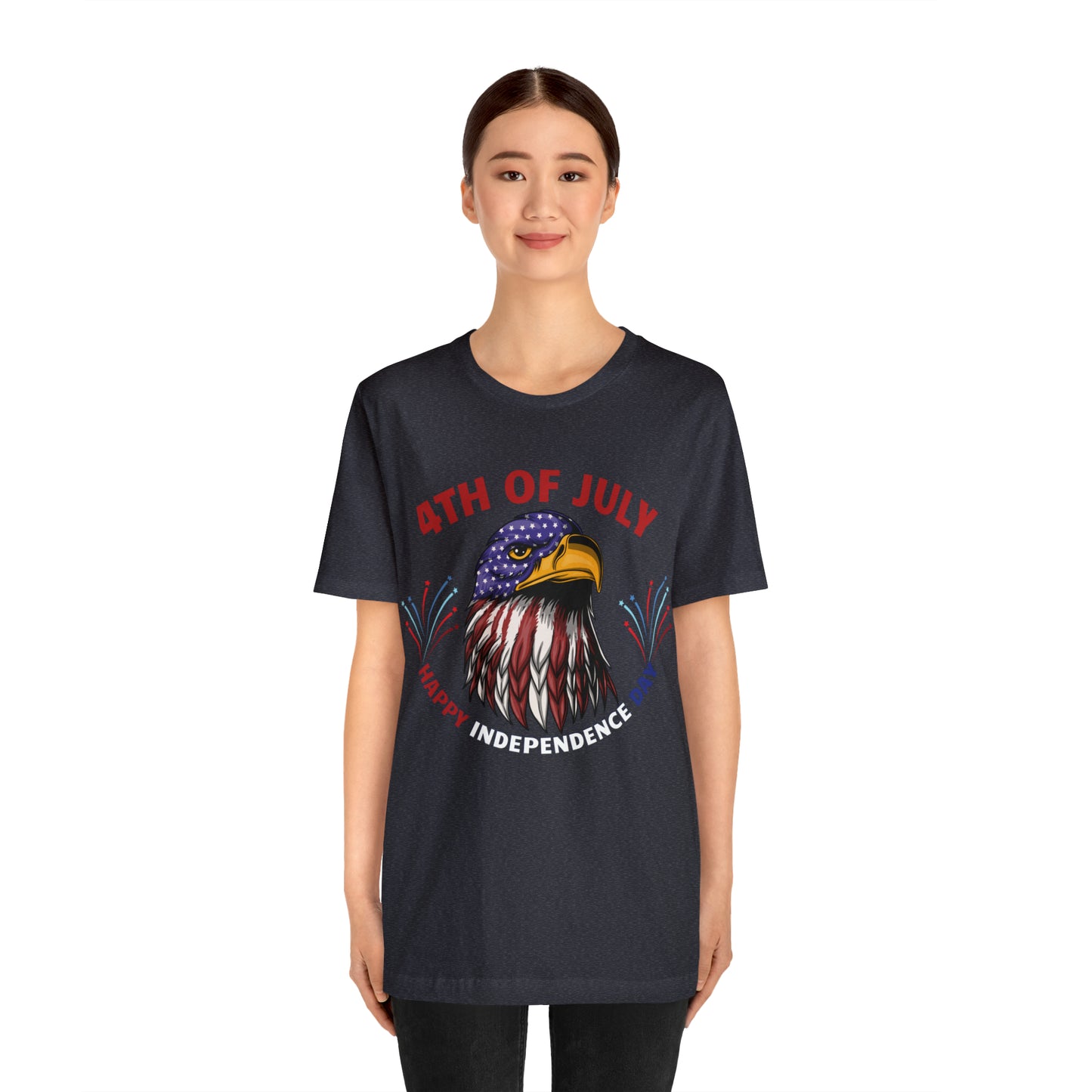 4th of July shirt, Happy Independence Day shirt, Casual Top Tee