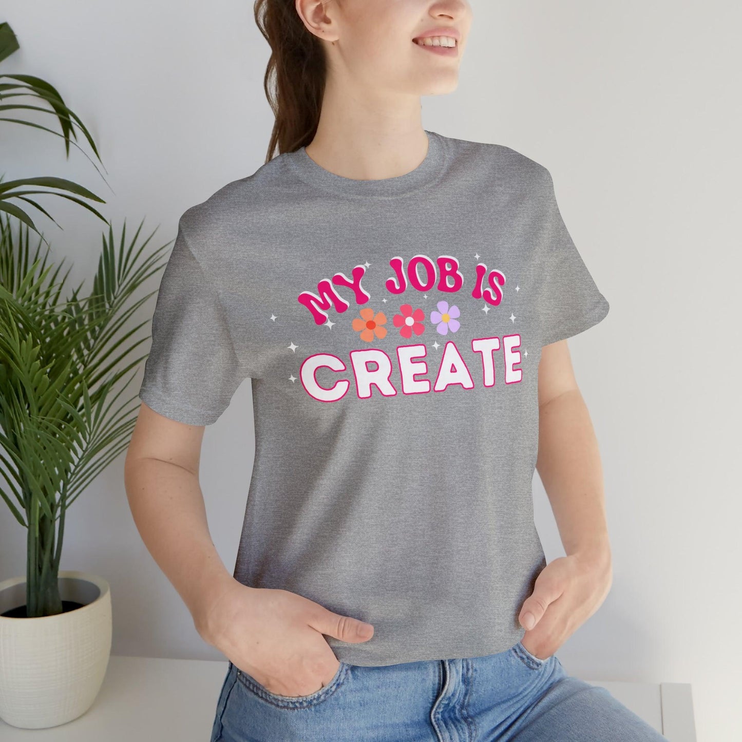 My Job is Create Shirt Artist Shirt, Content Creator Shirt Blogger Shirt Vlogger Shirt, Youtuber shirt - Giftsmojo