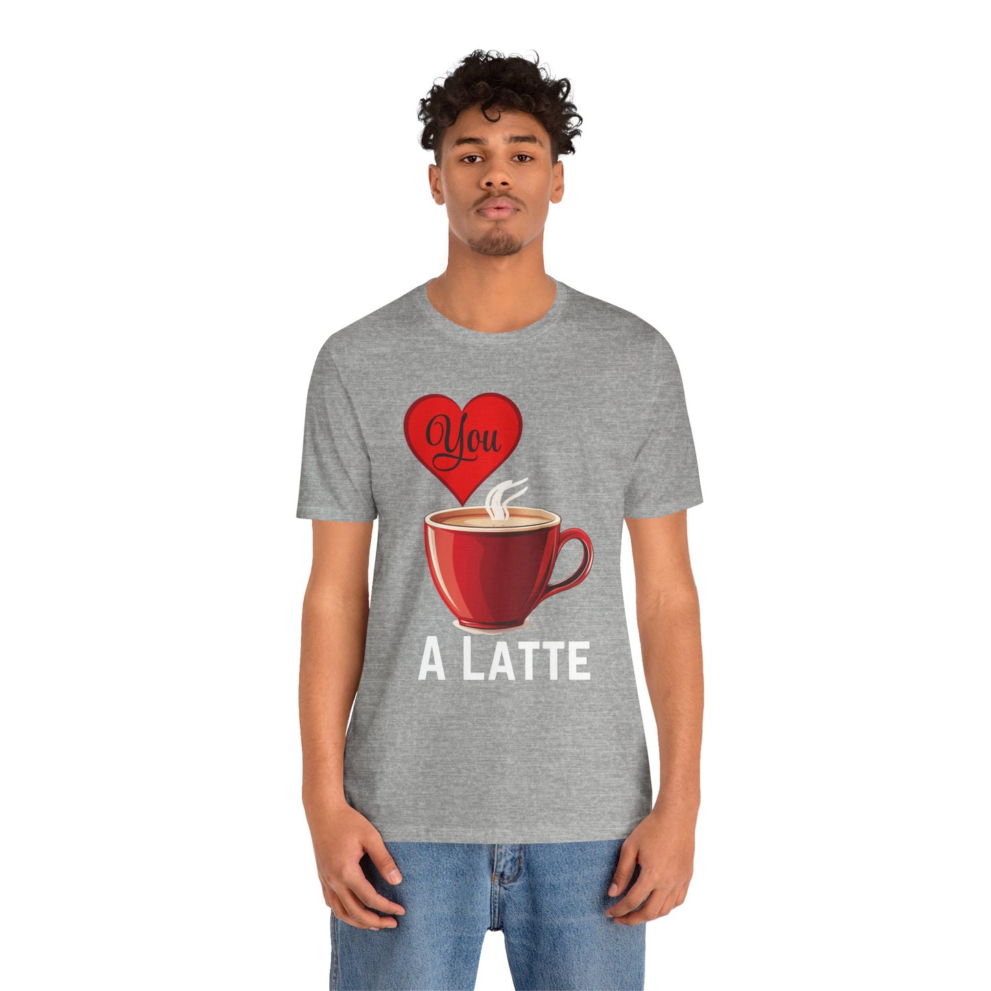 Coffee Lover Unisex Tee - Love You A Latte