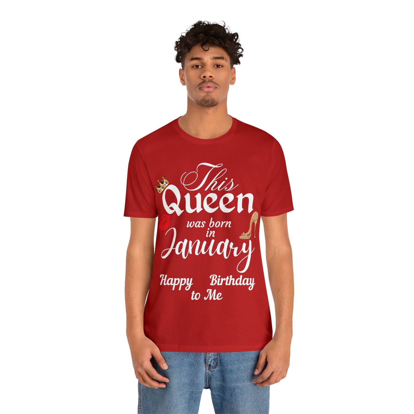 Birthday Queen Shirt, Gift for Birthday, This Queen was born in January Shirt, Funny Queen Shirt, Funny Birthday Shirt, Birthday Gift