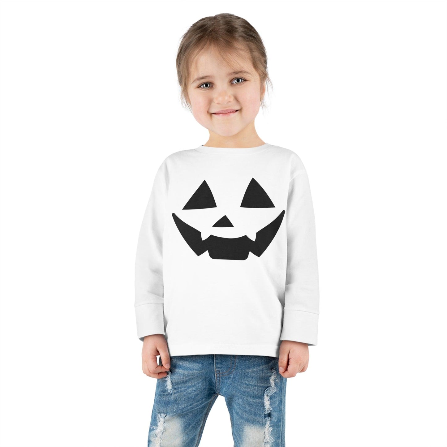 Kids Scary Faces Halloween Pumpkin Face Shirt Kids Jack O Lantern Shirt Kids Halloween Shirt Kids Long Sleeve Trick or Treat Outfit for Halloween - Giftsmojo