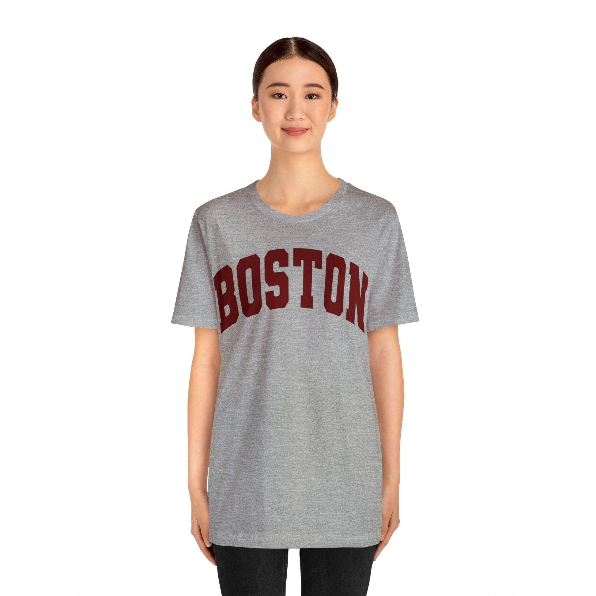 Boston Shirt Boston Souvenir Boston TShirt, Boston Gift Boston Massachusetts Shirt - Giftsmojo