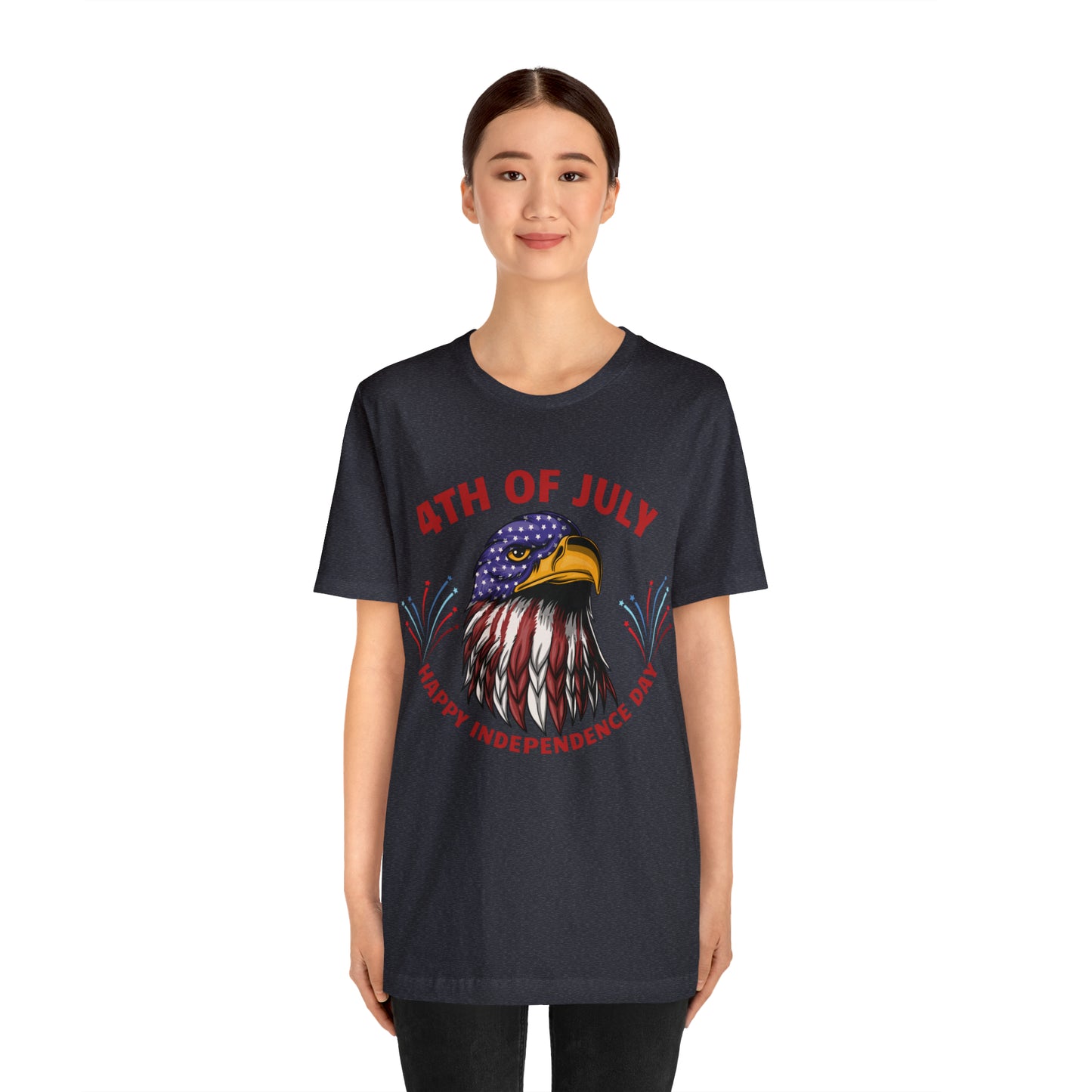 4th of July shirt, Happy Independence Day shirt, Casual Top Tee