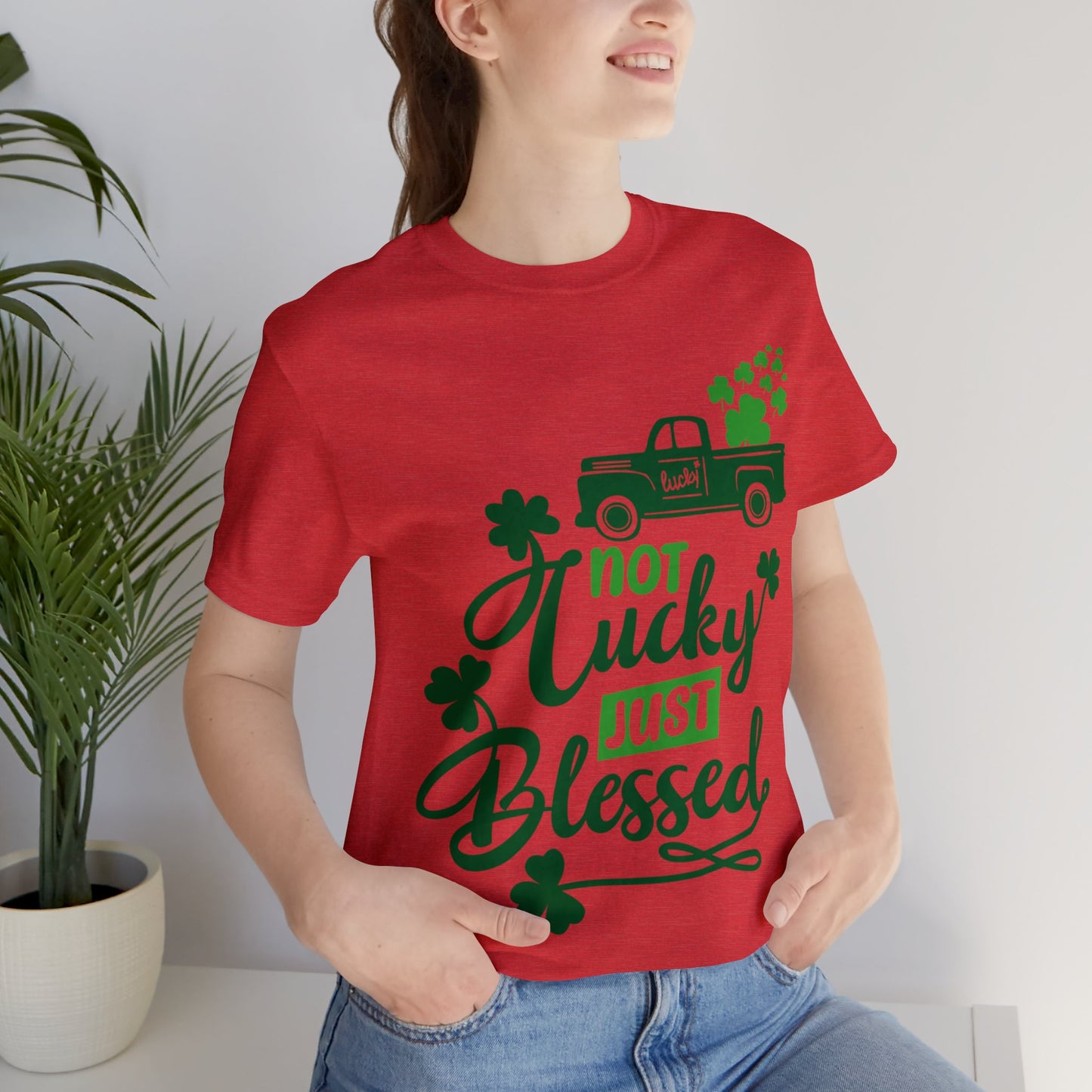 Not Lucky Just Blessed St Patrick's Day shirt Feeling Lucky Shirt Clover Shirt