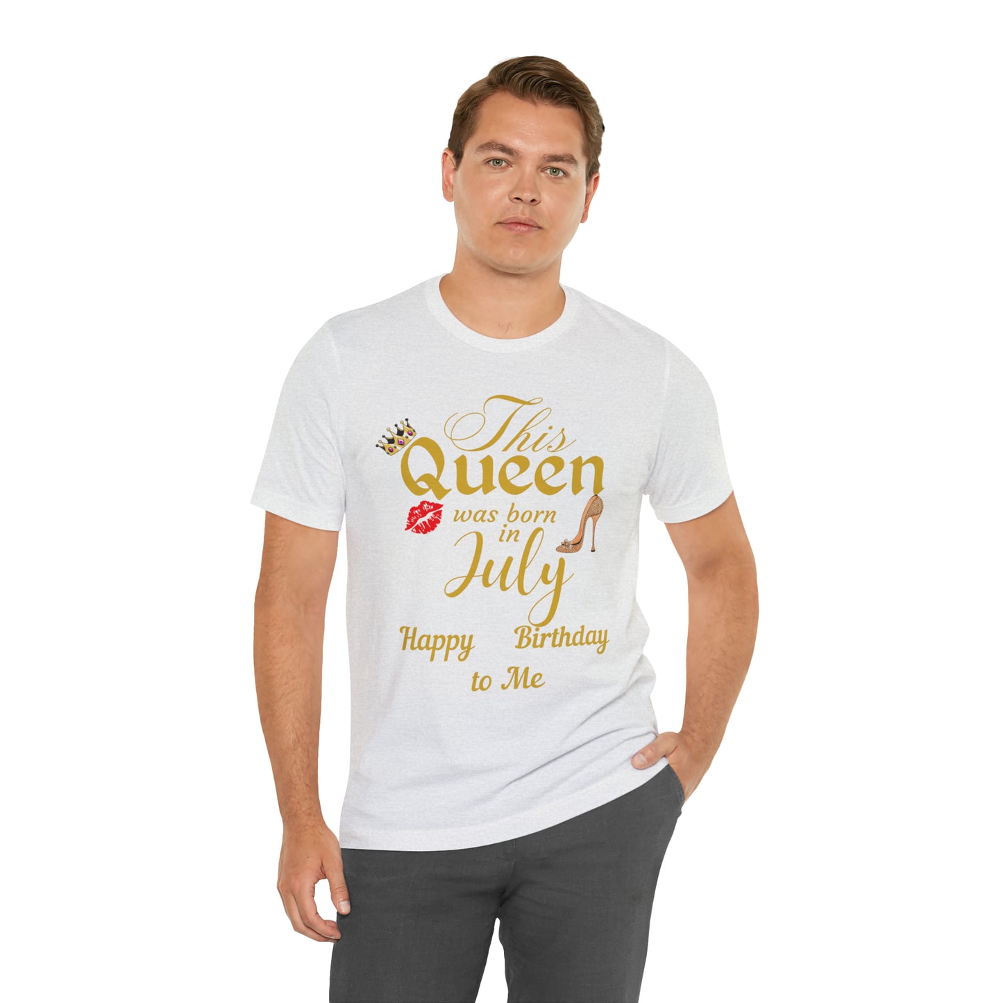 Birthday Queen Shirt, Gift for Birthday, This Queen was born in July Shirt, Funny Queen Shirt, Funny Birthday Shirt, Birthday Gift