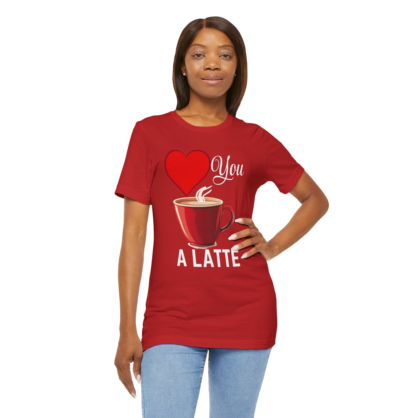 Coffee Lover Unisex Tee - Love You A Latte