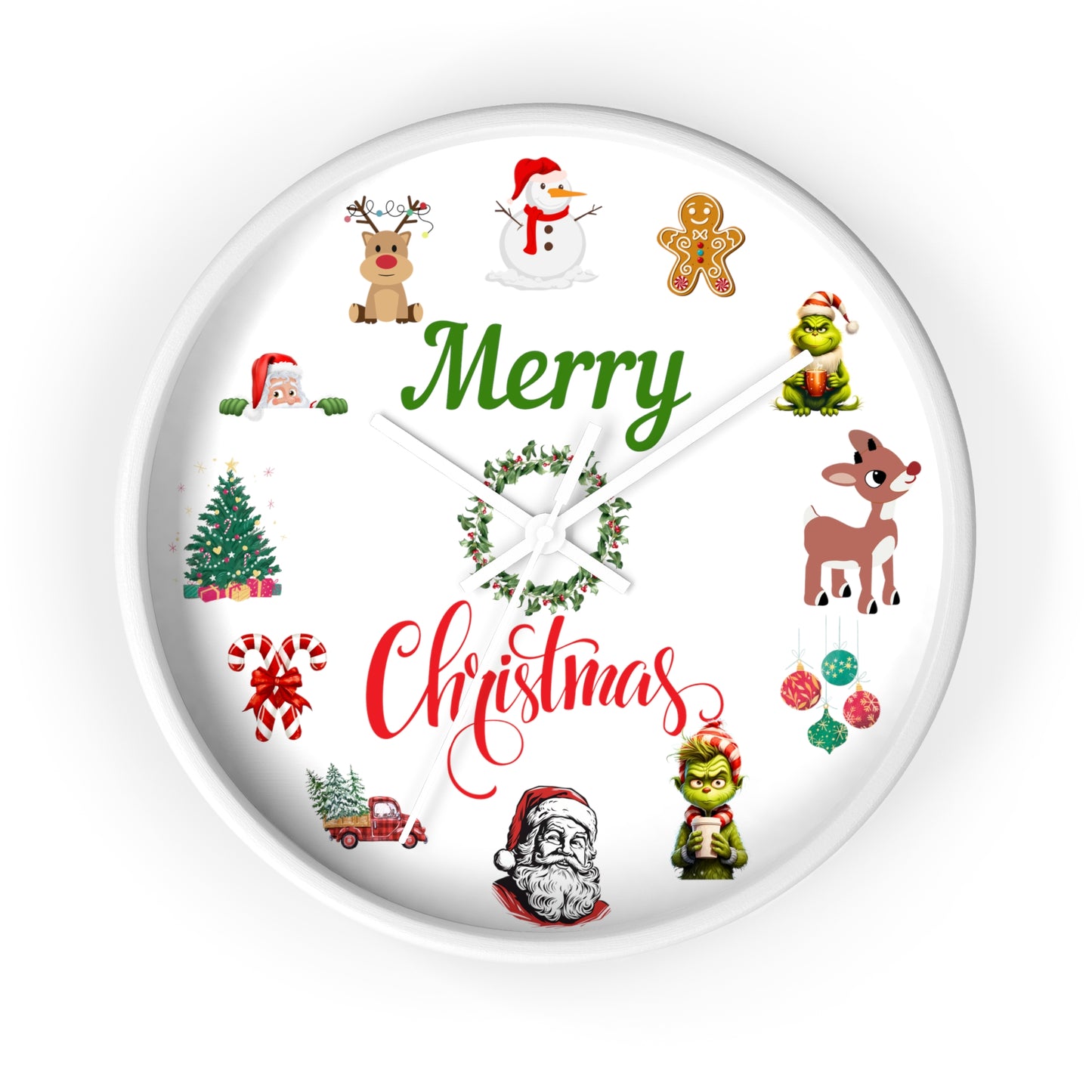 Christmas Wall Clock Family Christmas Gift Idea