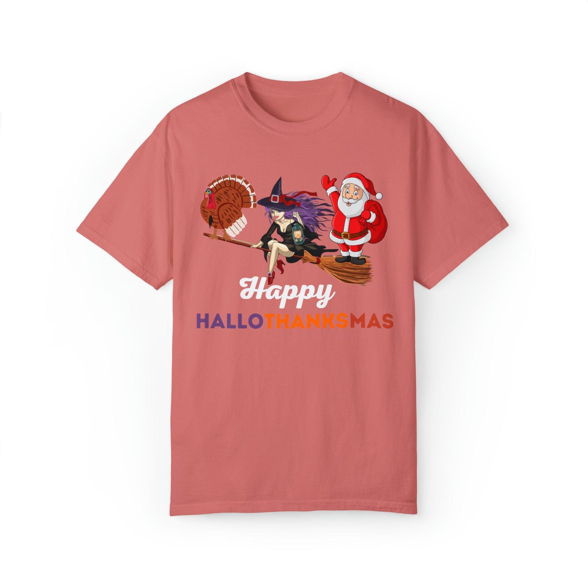 Happy HALLOTHANKSMAS Gift for Fall Halloween Thanksgiving Christmas Gift - Giftsmojo