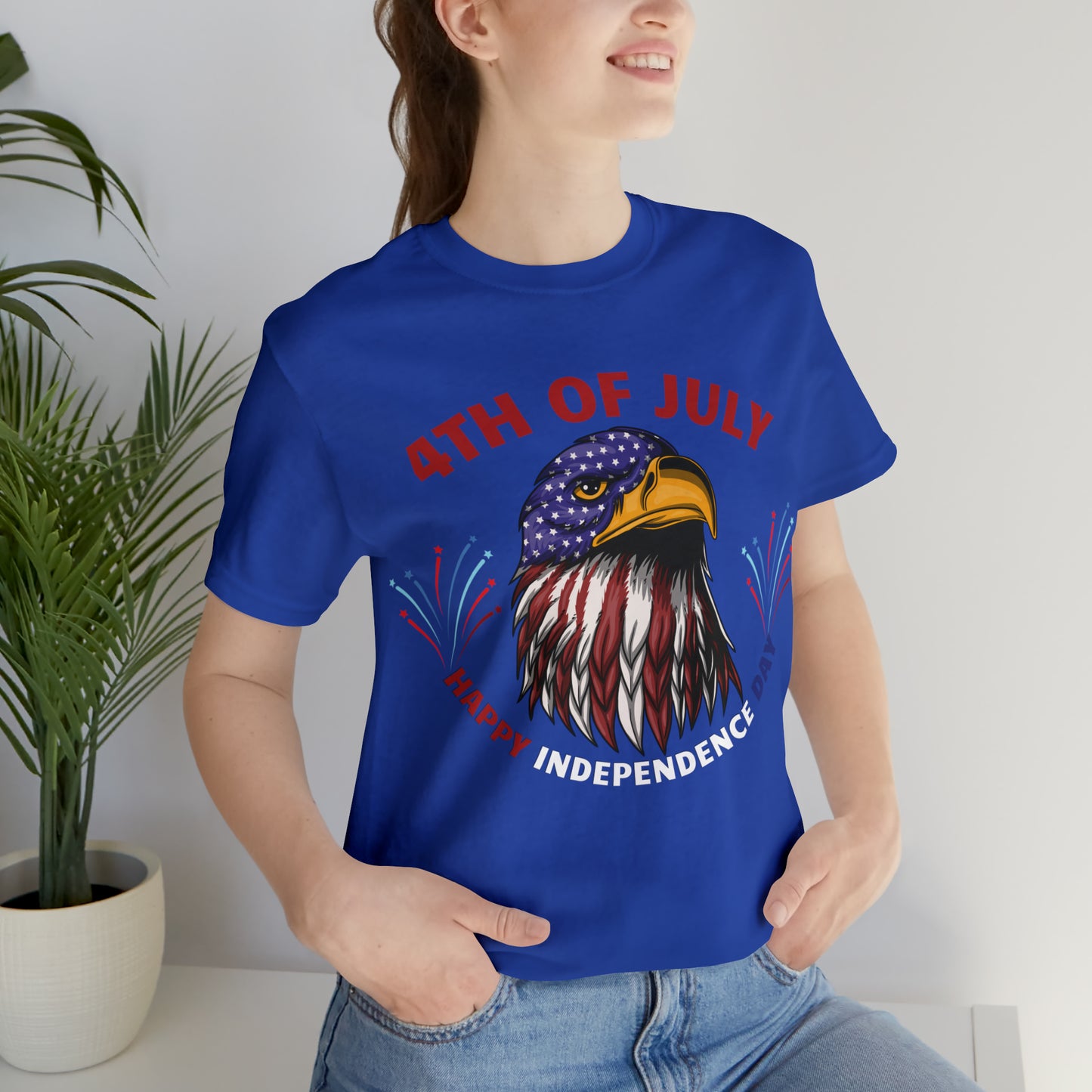 4th of July shirt, Happy Independence Day shirt, Casual Top Tee