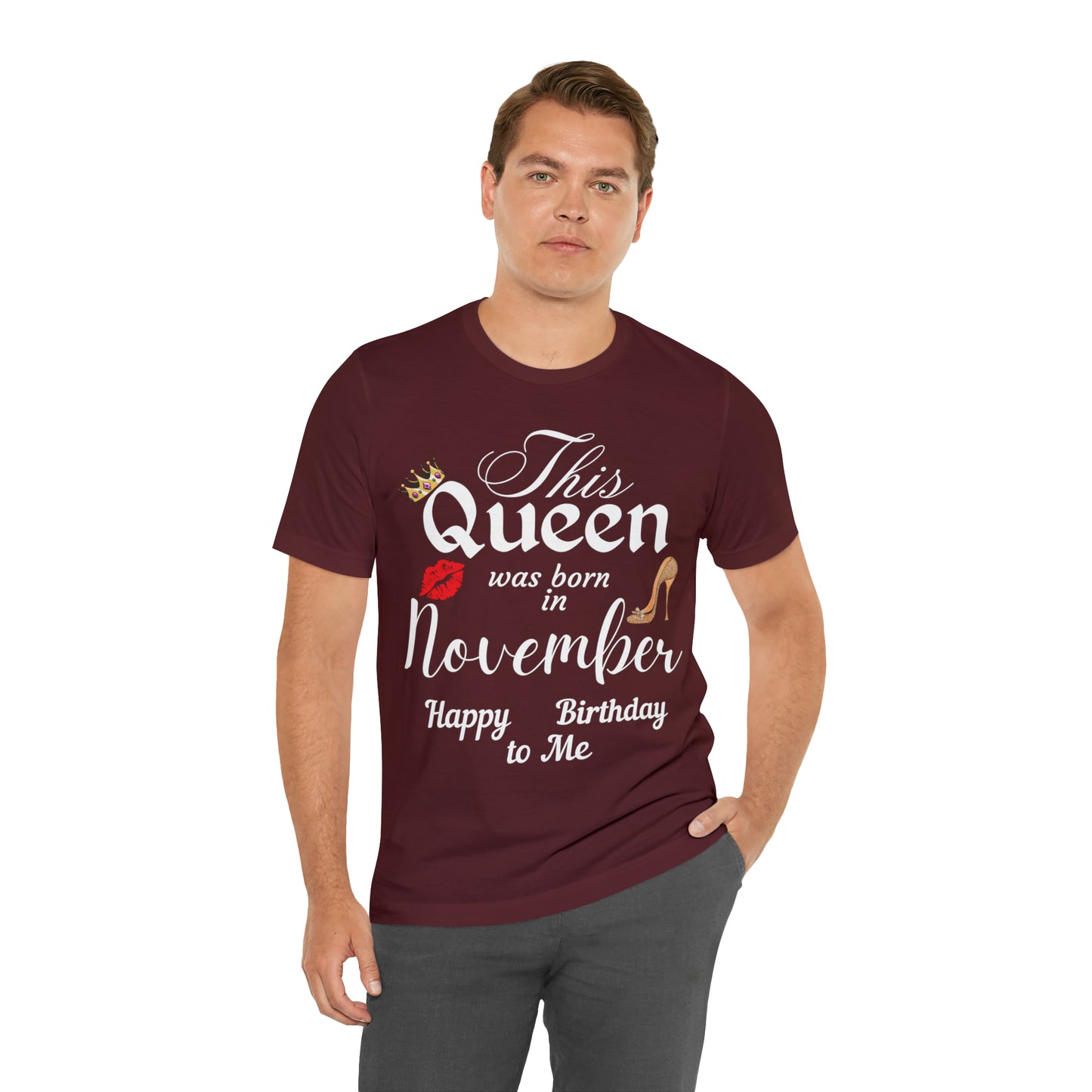 Birthday Queen Shirt, Gift for Birthday, This Queen was born in November Shirt, Funny Queen Shirt, Funny Birthday Shirt, Birthday Gift