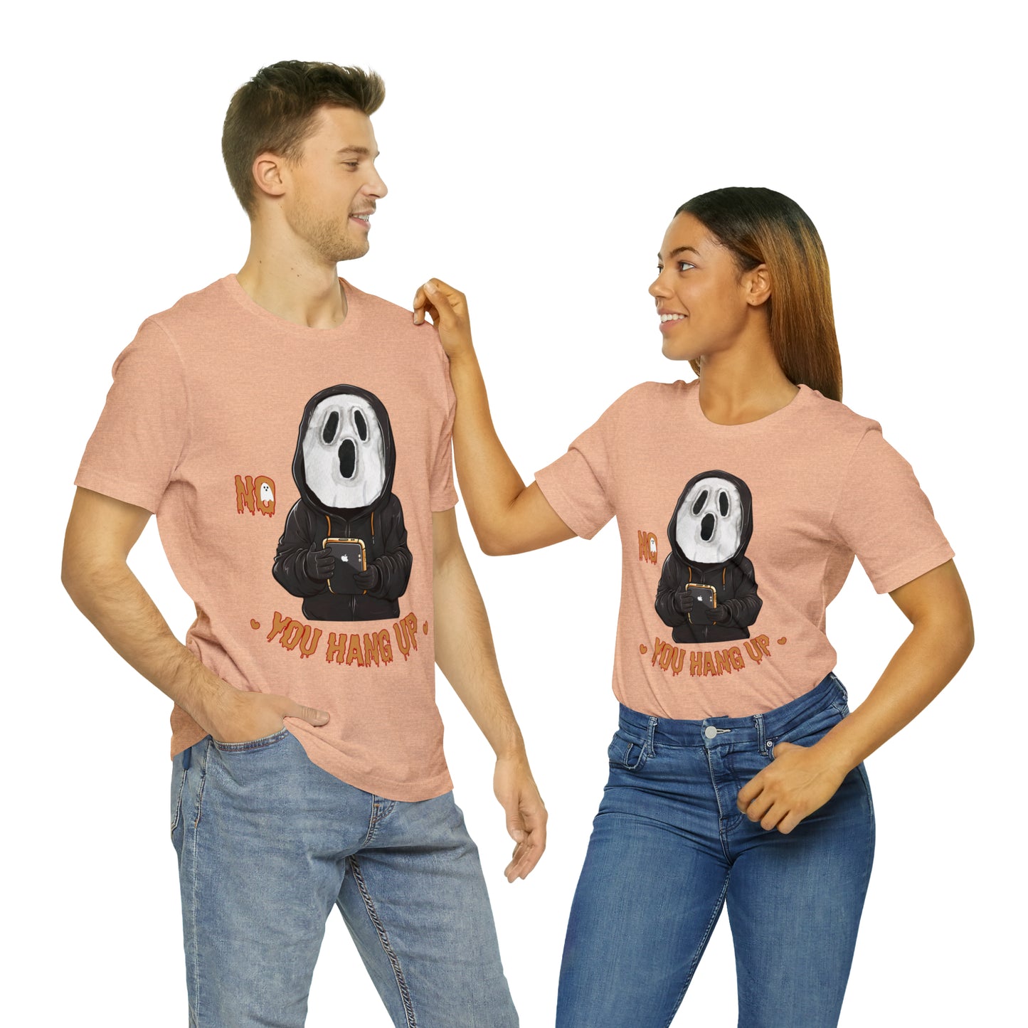 Elevate Your Halloween Style with the Playful 'No You Hang Up' Shirt Spooky shirt