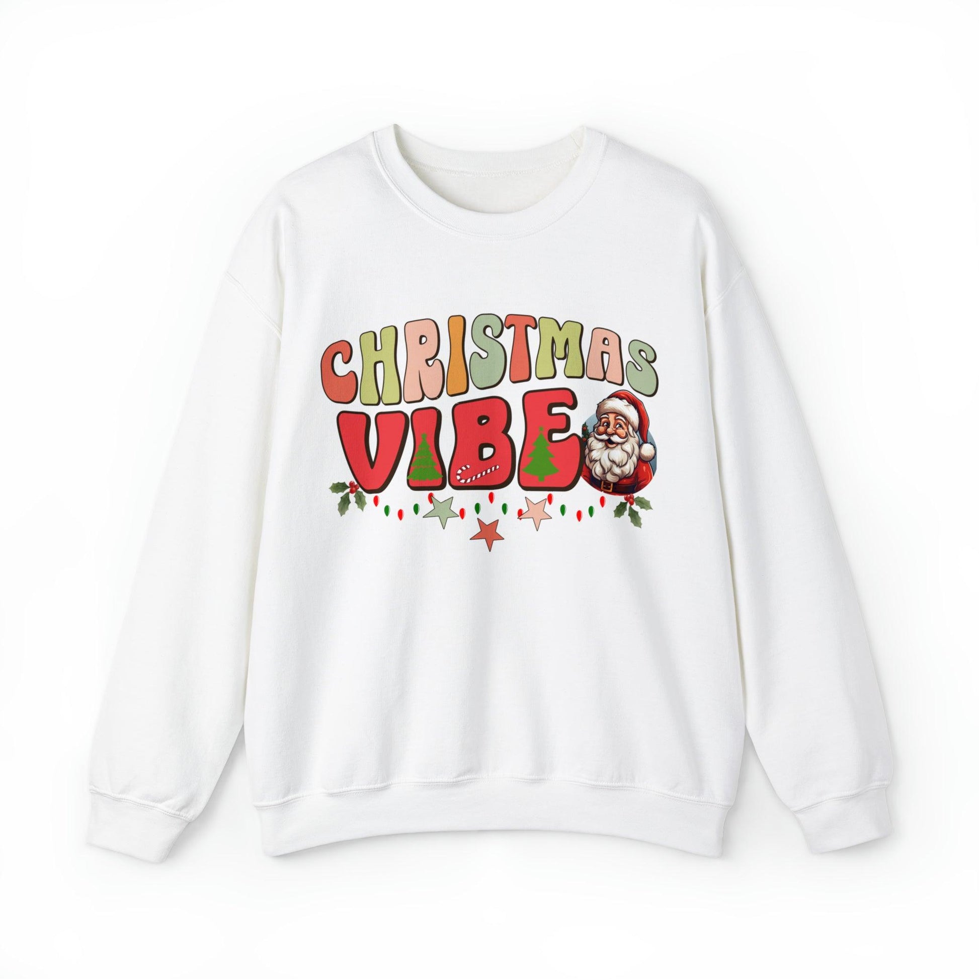 Cute Christmas Vibe Sweatshirt Funny Christmas Shirt Matching Shirts Christmas Vibes Holiday Shirt Cute Christmas Shirt - Giftsmojo