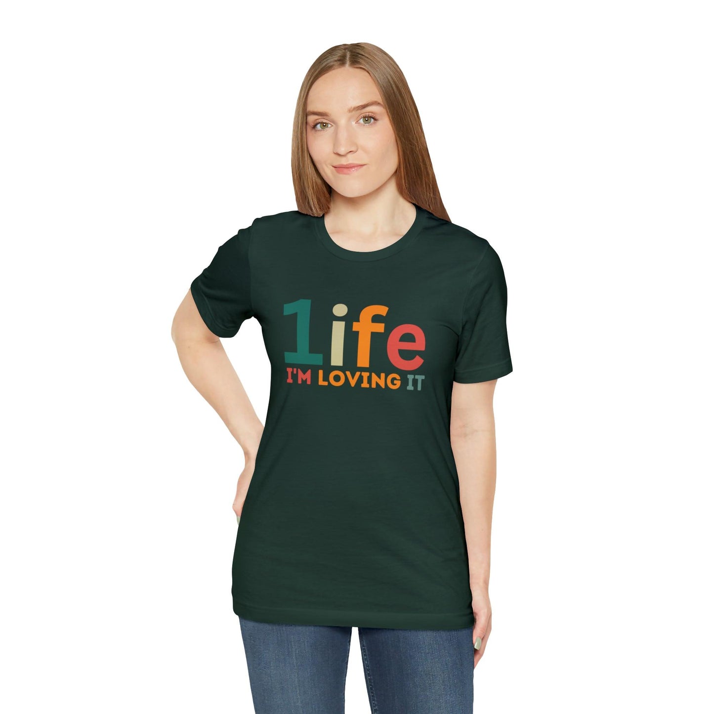 One life I'M Loving It Shirt Retro 1life shirt Live Your Life You Only Have One Life To Live Retro Shirt - Giftsmojo