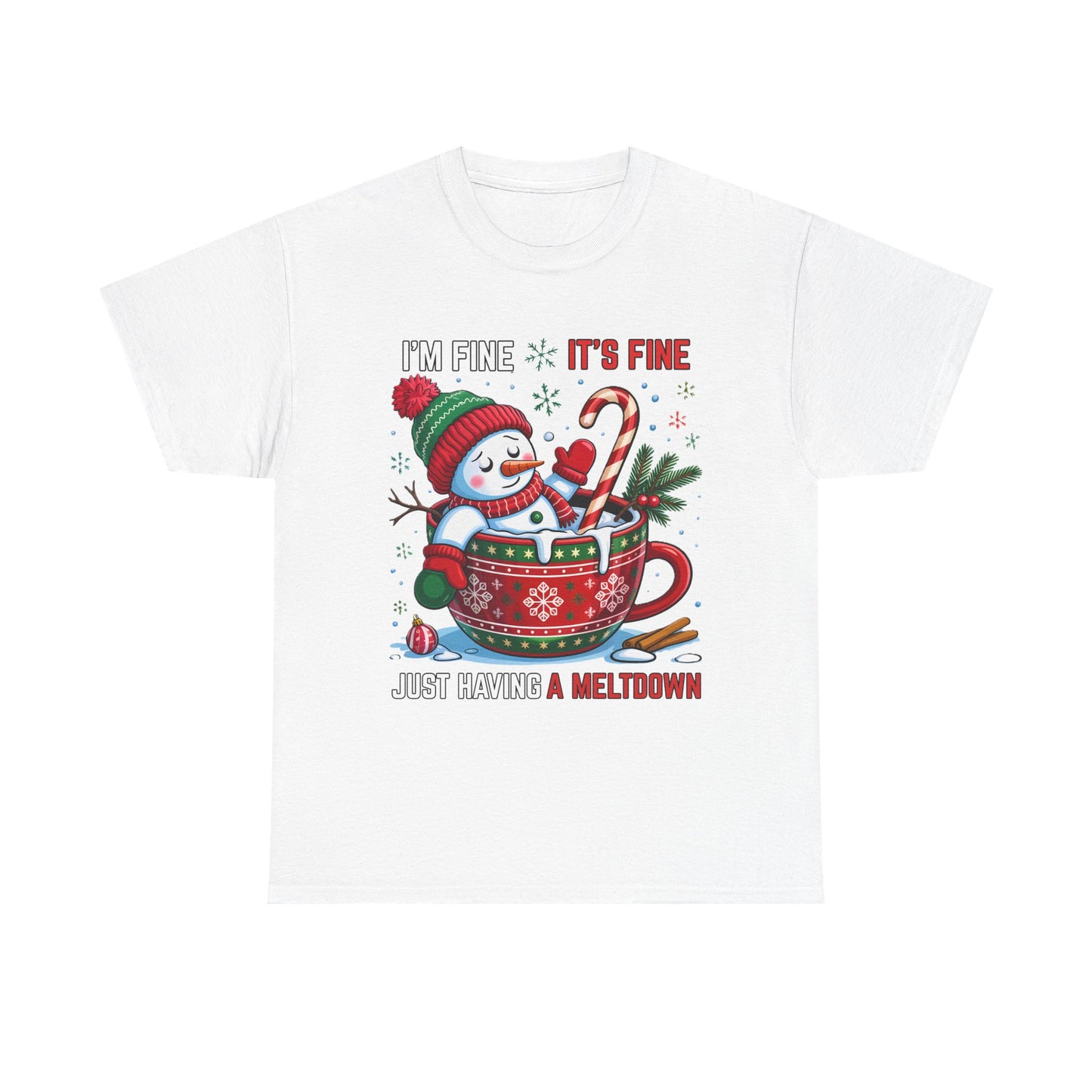 Snowman Meltdown Tee