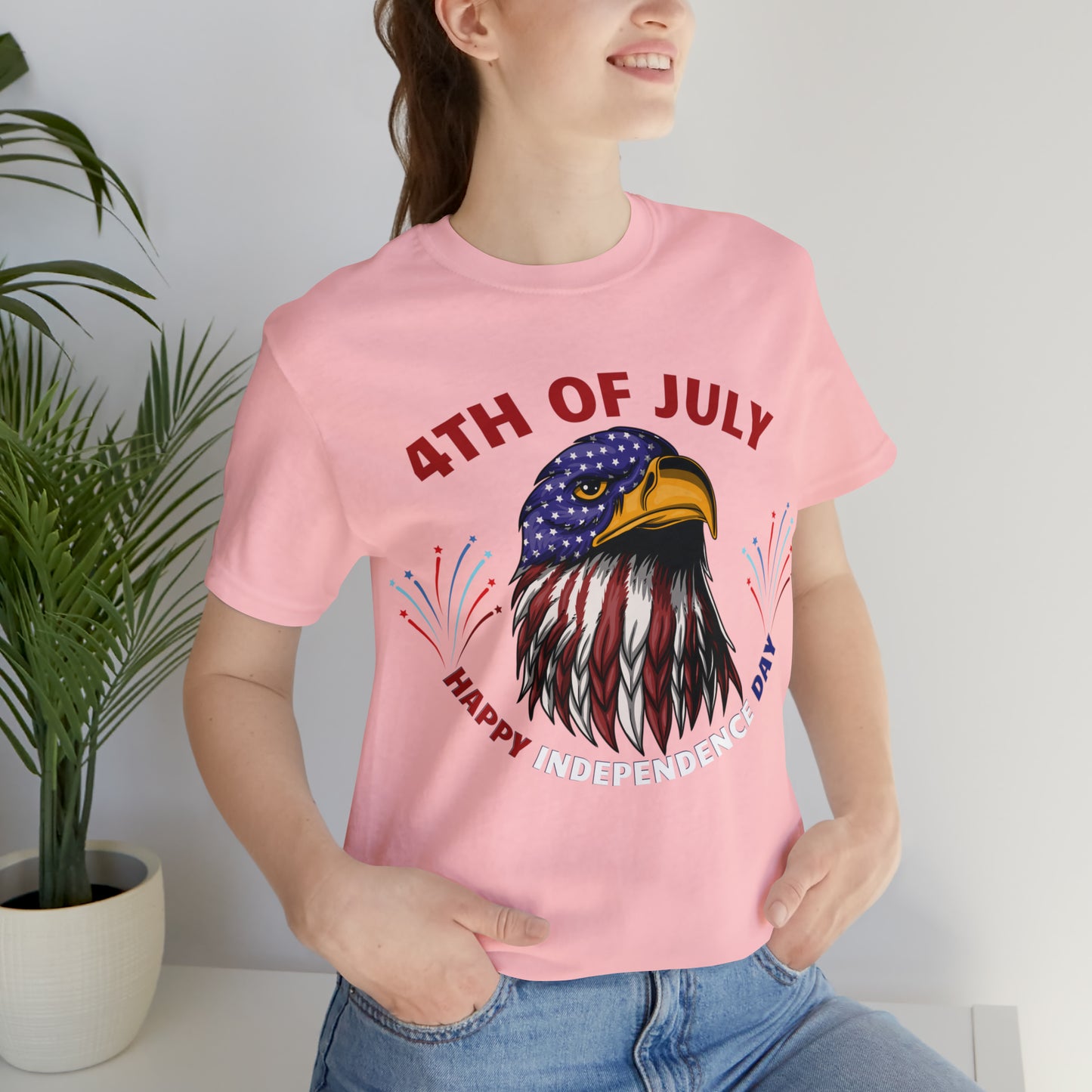 4th of July shirt, Happy Independence Day shirt, Casual Top Tee