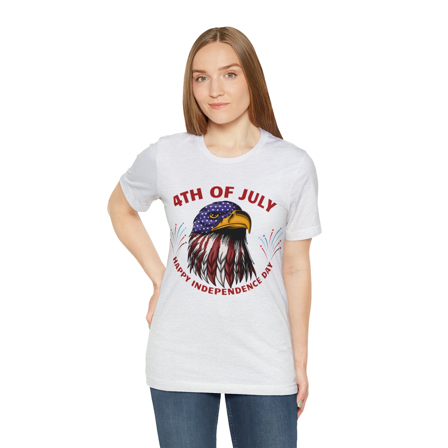 4th of July shirt, Happy Independence Day shirt, Casual Top Tee